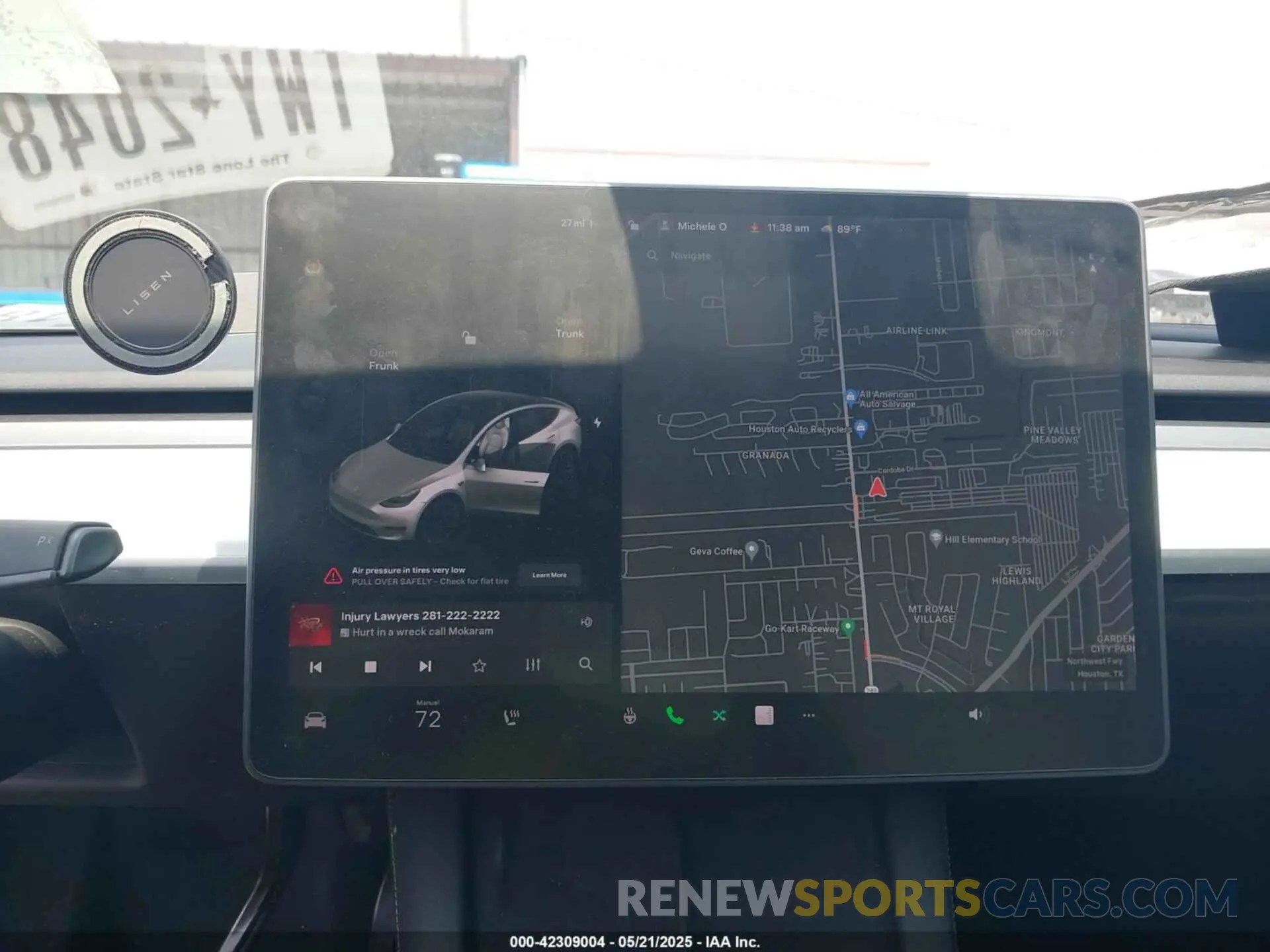 19 Photograph of a damaged car 5YJYGDEE5MF124010 TESLA MODEL Y 2021