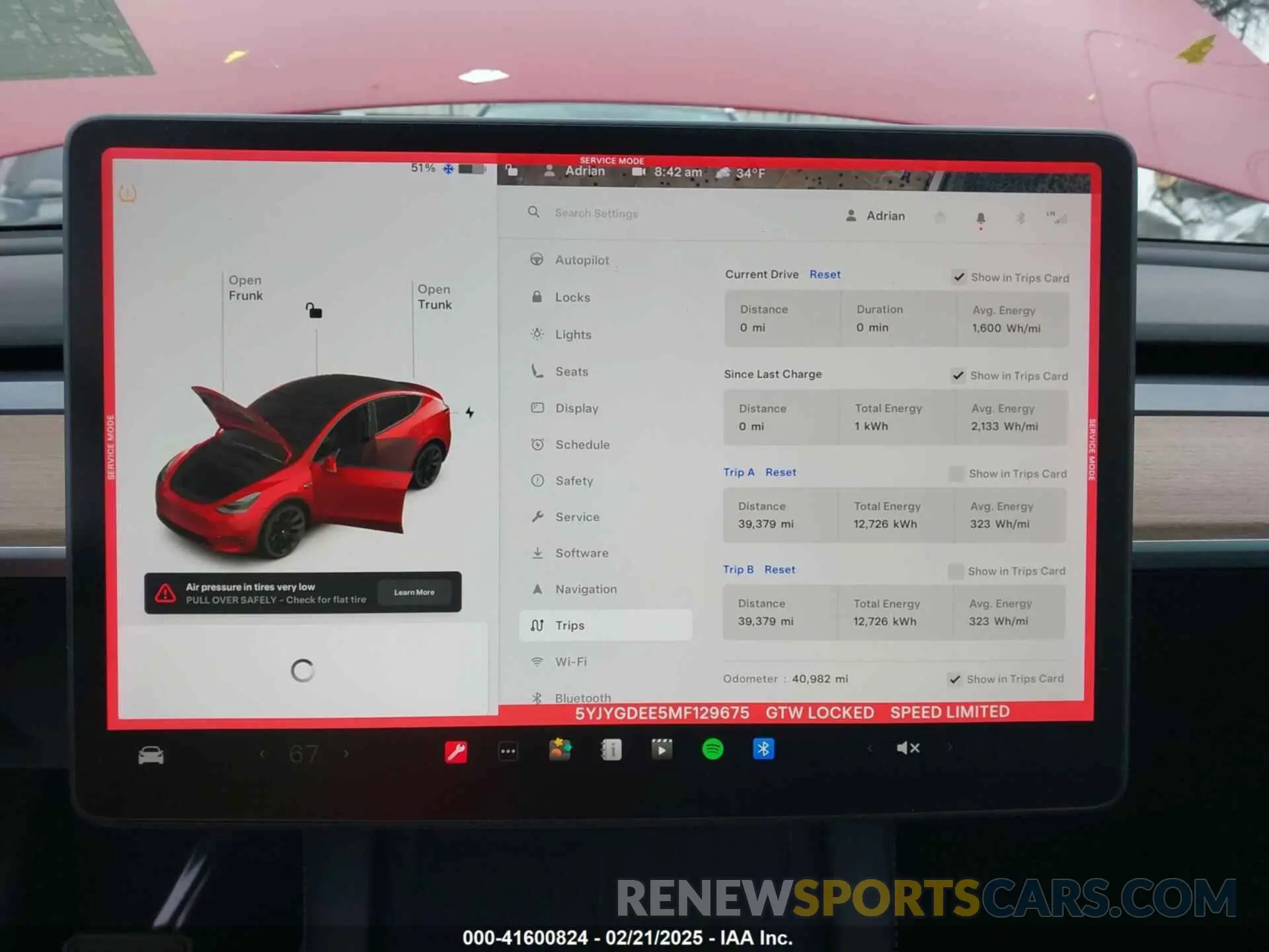 7 Photograph of a damaged car 5YJYGDEE5MF129675 TESLA MODEL Y 2021