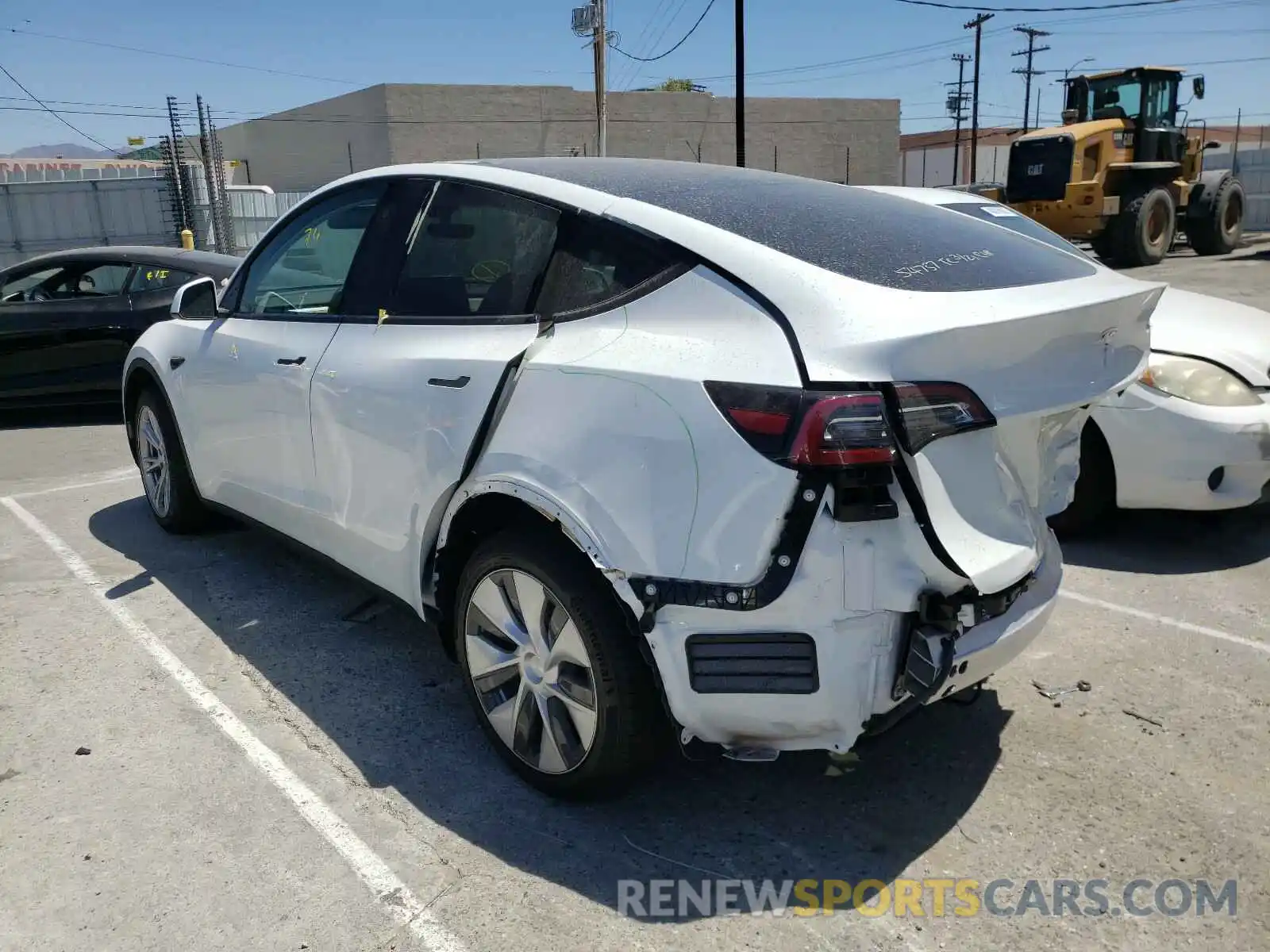 3 Photograph of a damaged car 5YJYGDEE5MF149635 TESLA MODEL Y 2021