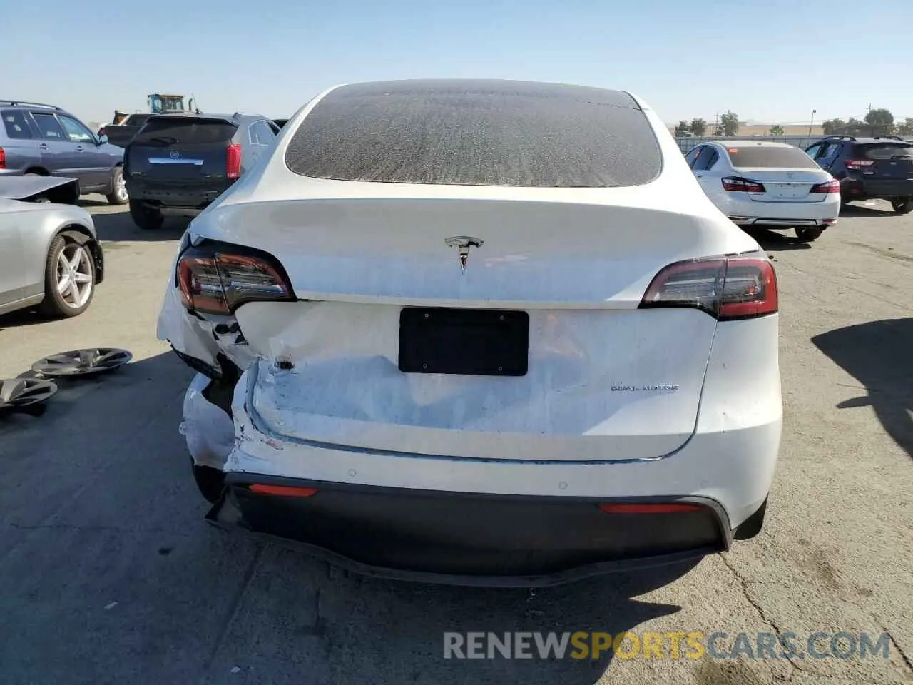 6 Photograph of a damaged car 5YJYGDEE5MF153717 TESLA MODEL Y 2021