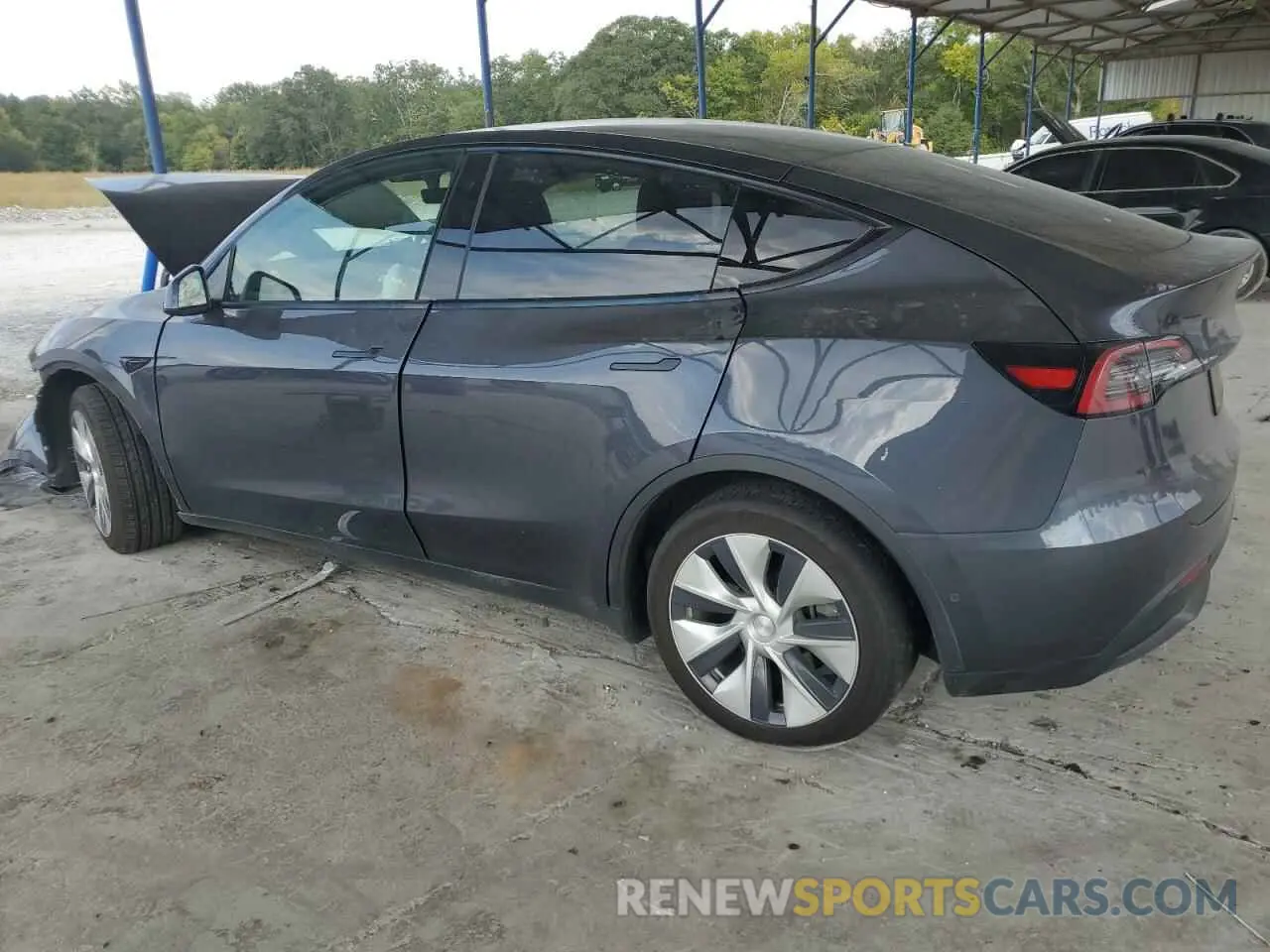 2 Photograph of a damaged car 5YJYGDEE5MF176821 TESLA MODEL Y 2021