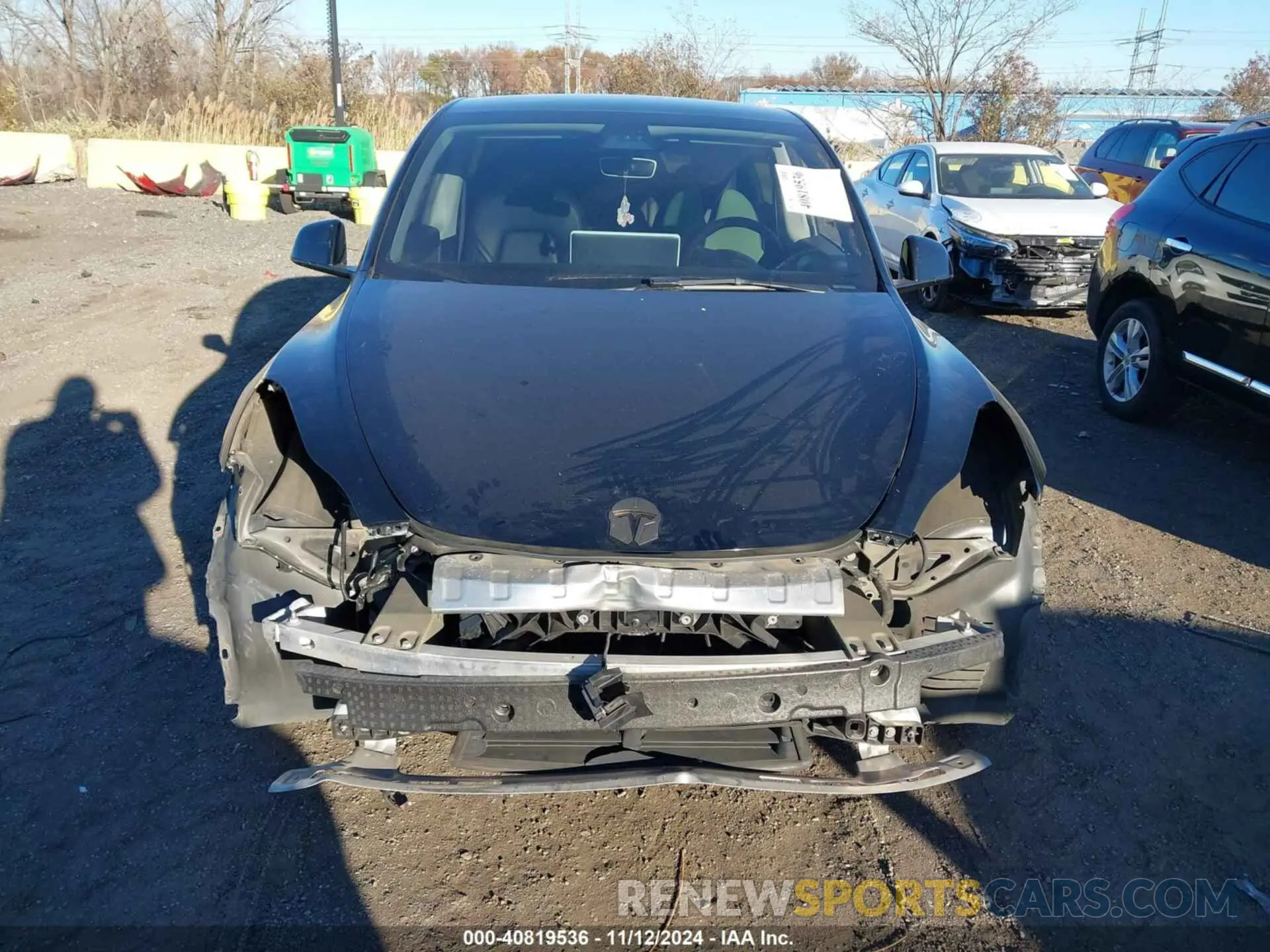 13 Photograph of a damaged car 5YJYGDEE5MF180707 TESLA MODEL Y 2021