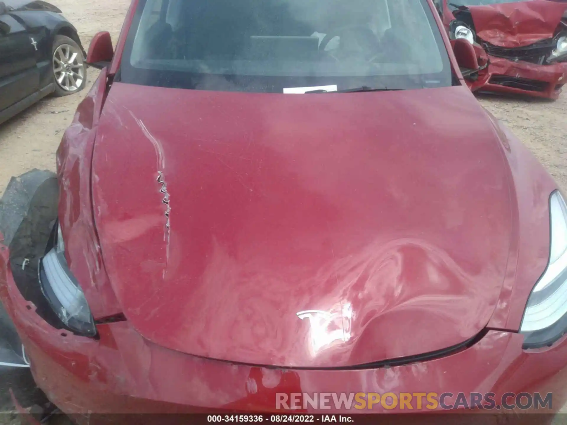 10 Photograph of a damaged car 5YJYGDEE5MF190962 TESLA MODEL Y 2021