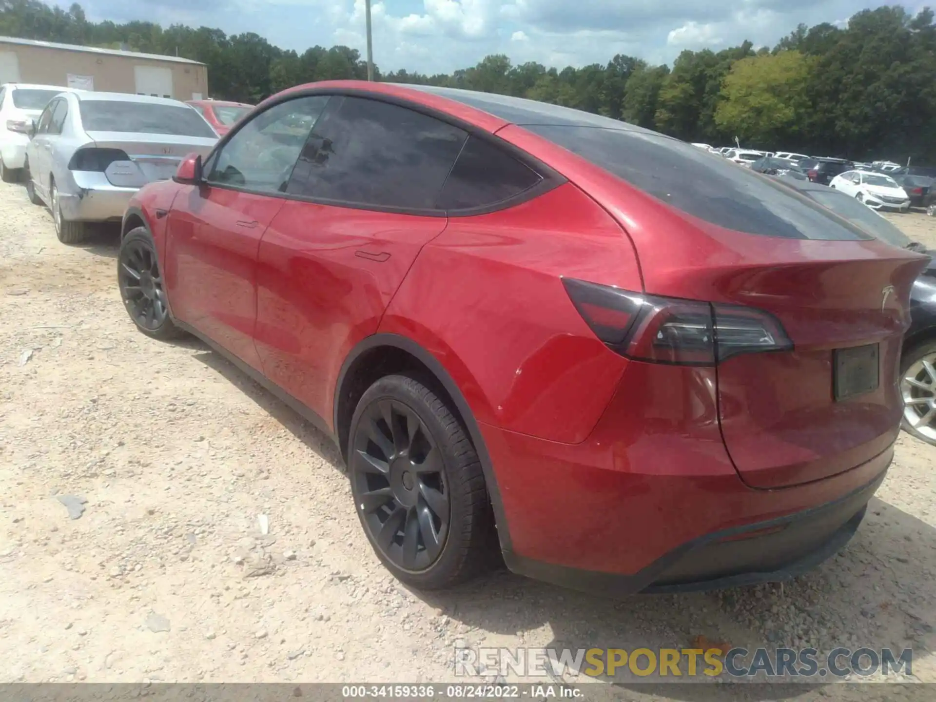 3 Photograph of a damaged car 5YJYGDEE5MF190962 TESLA MODEL Y 2021