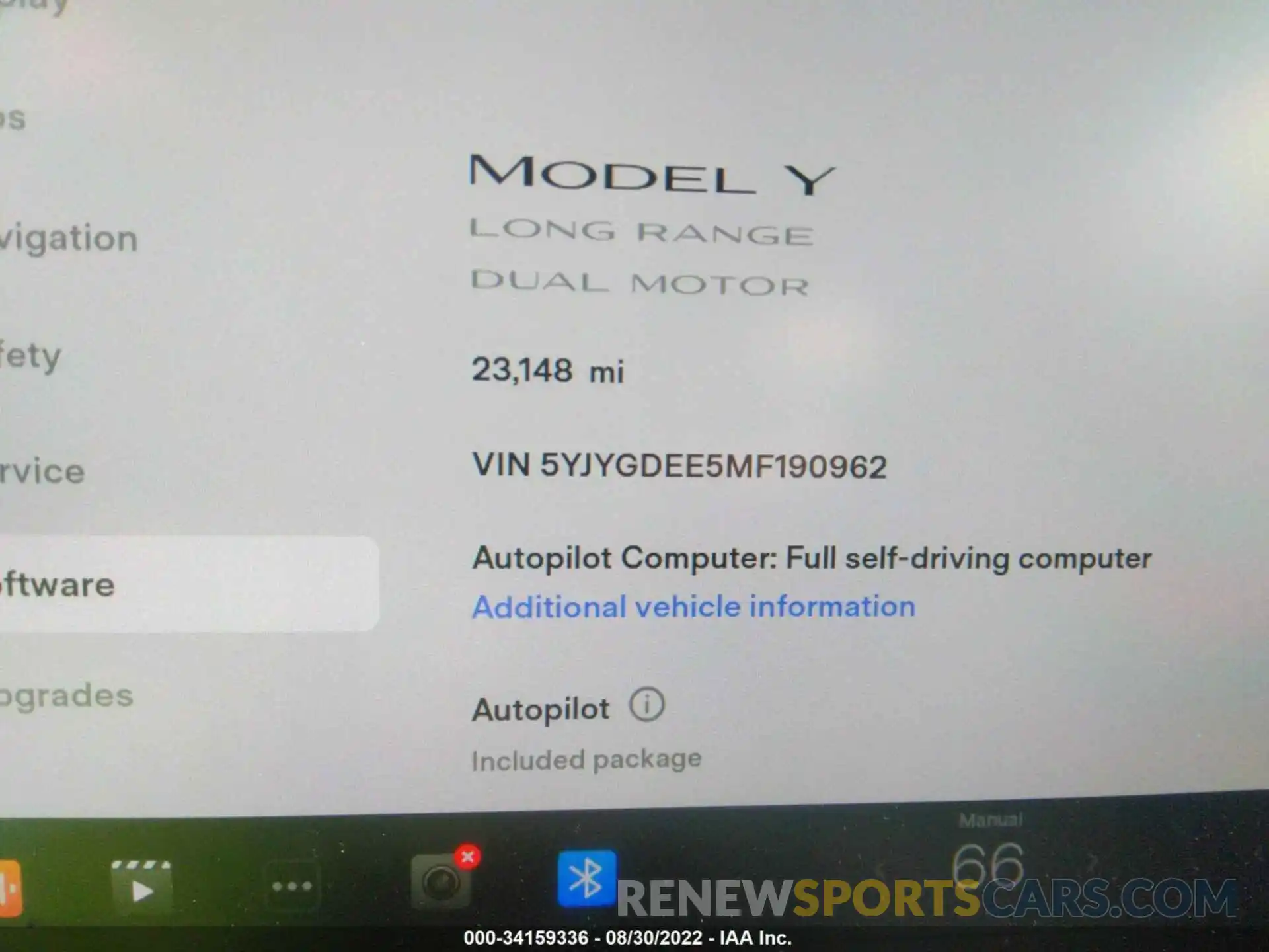 7 Photograph of a damaged car 5YJYGDEE5MF190962 TESLA MODEL Y 2021