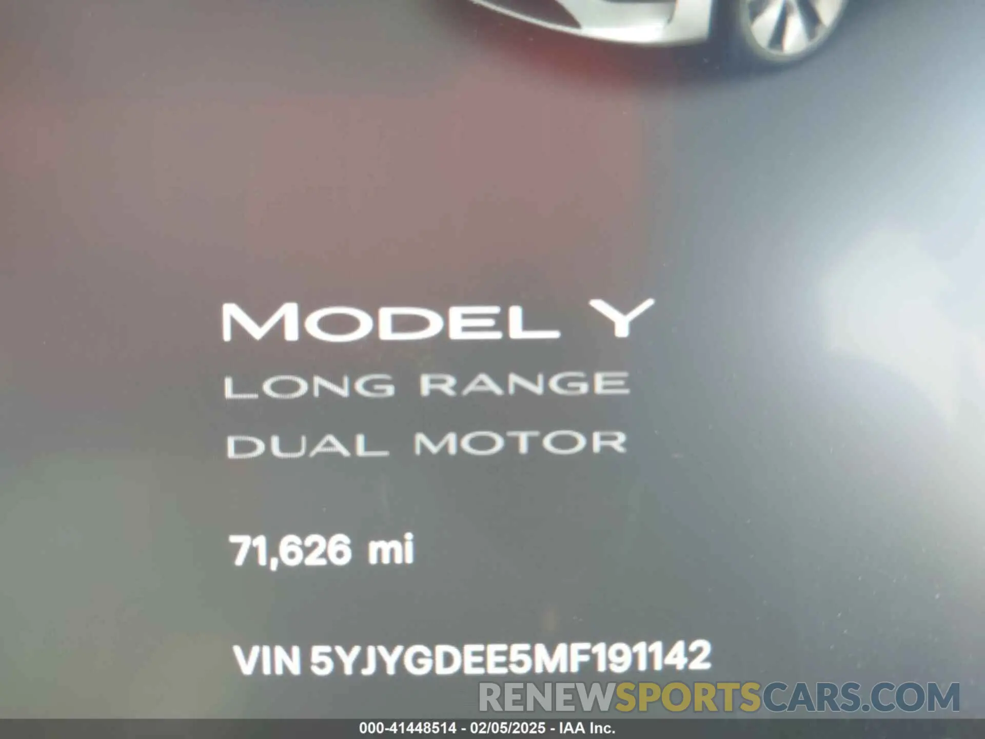 15 Photograph of a damaged car 5YJYGDEE5MF191142 TESLA MODEL Y 2021