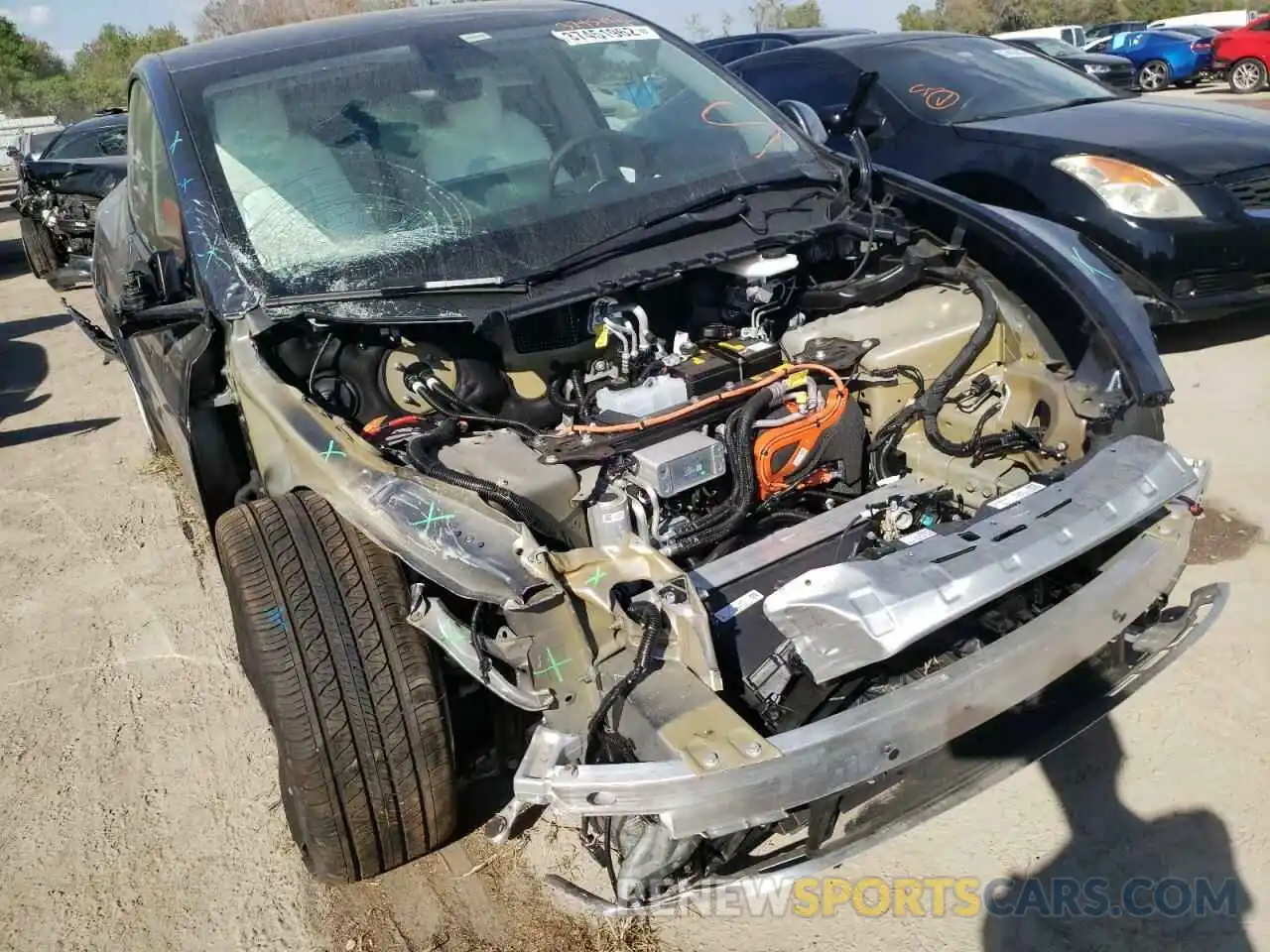 9 Photograph of a damaged car 5YJYGDEE5MF198737 TESLA MODEL Y 2021