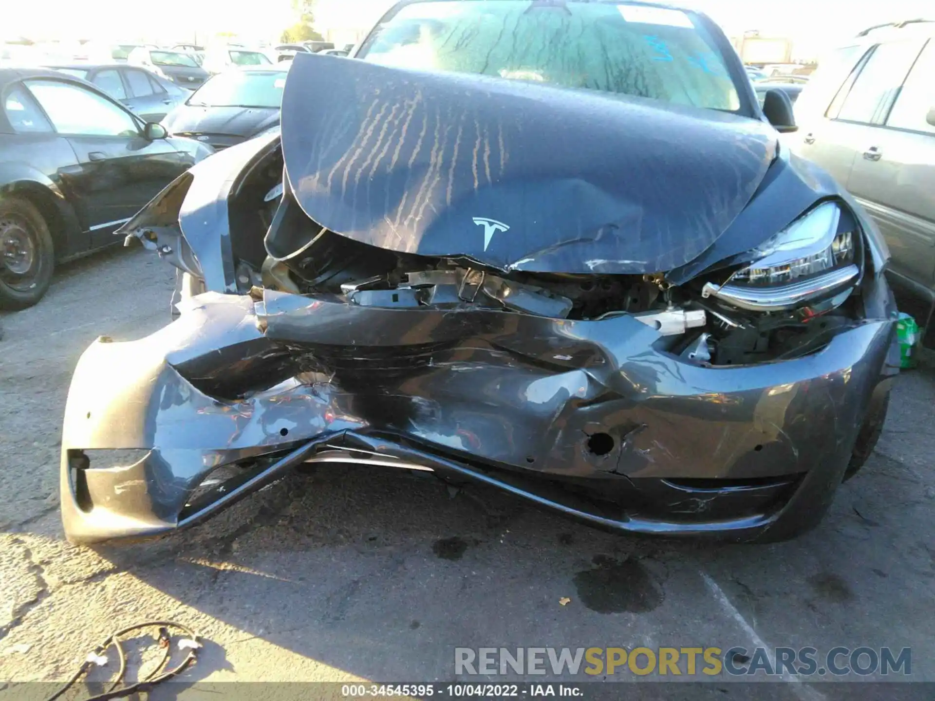 6 Photograph of a damaged car 5YJYGDEE5MF199757 TESLA MODEL Y 2021