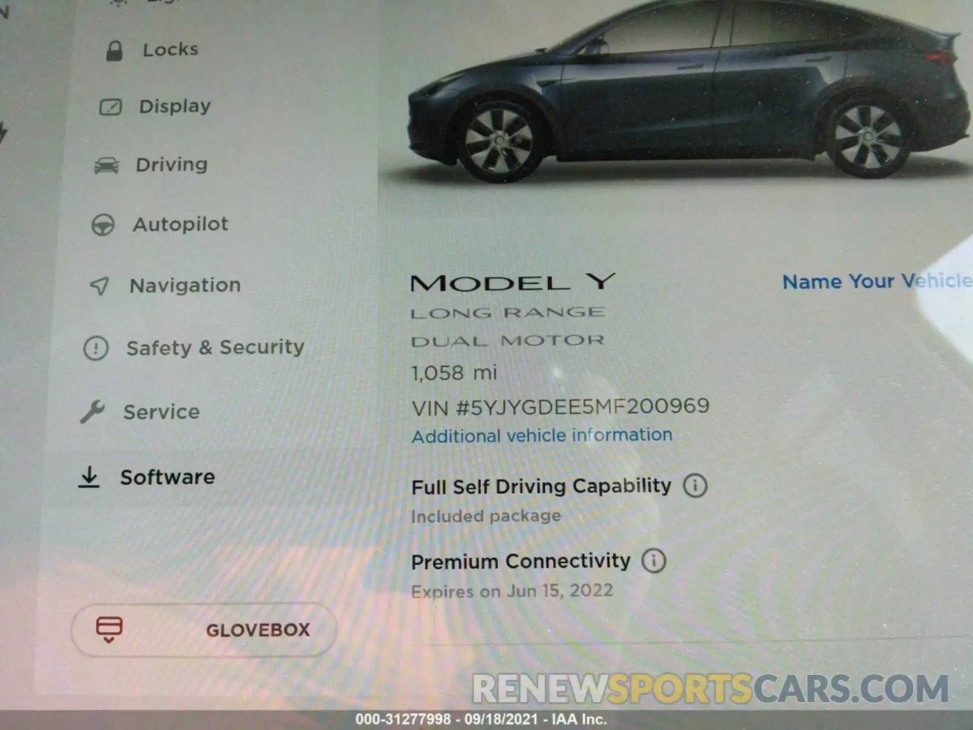 7 Photograph of a damaged car 5YJYGDEE5MF200969 TESLA MODEL Y 2021