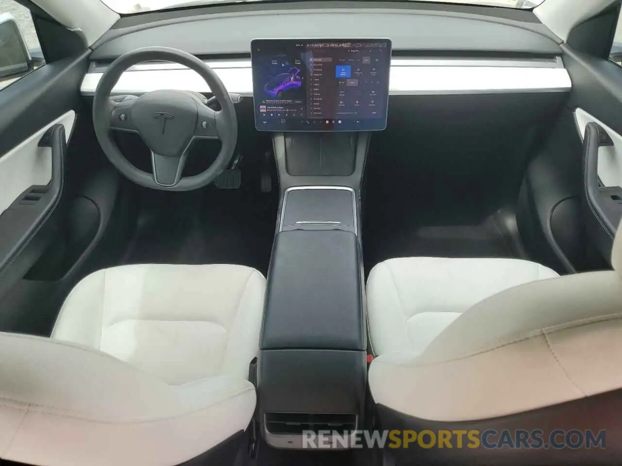 8 Photograph of a damaged car 5YJYGDEE5MF203130 TESLA MODEL Y 2021