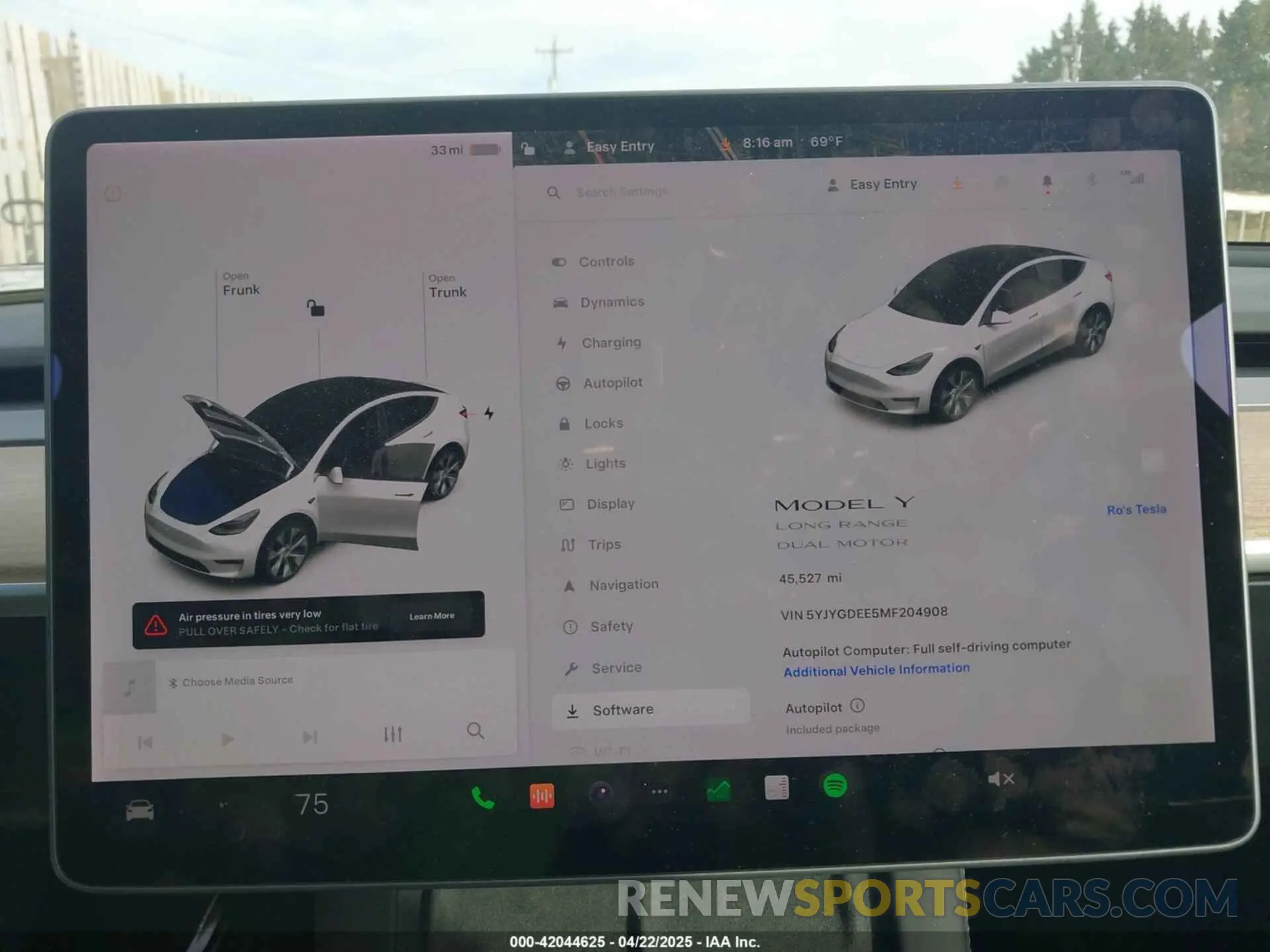 7 Photograph of a damaged car 5YJYGDEE5MF204908 TESLA MODEL Y 2021