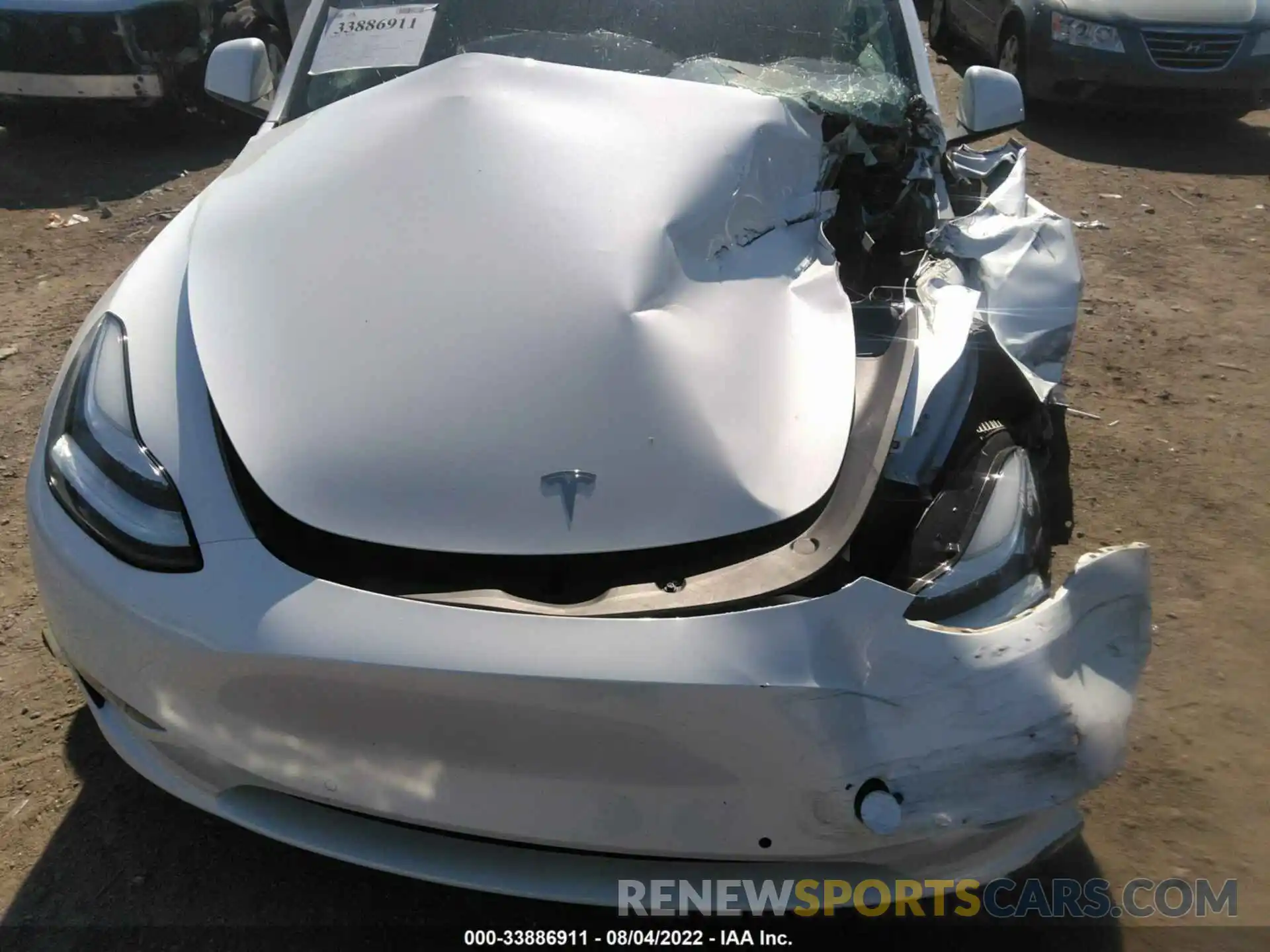 10 Photograph of a damaged car 5YJYGDEE5MF208179 TESLA MODEL Y 2021