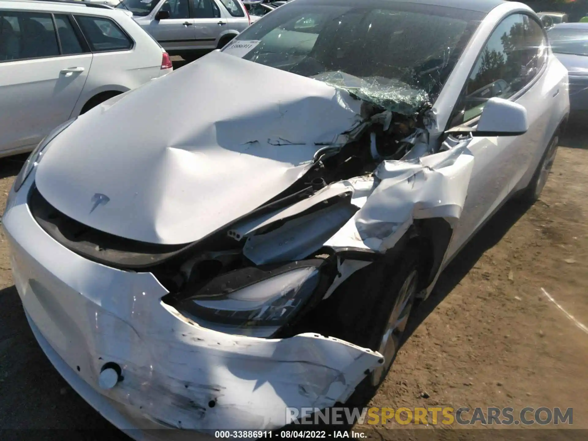 6 Photograph of a damaged car 5YJYGDEE5MF208179 TESLA MODEL Y 2021