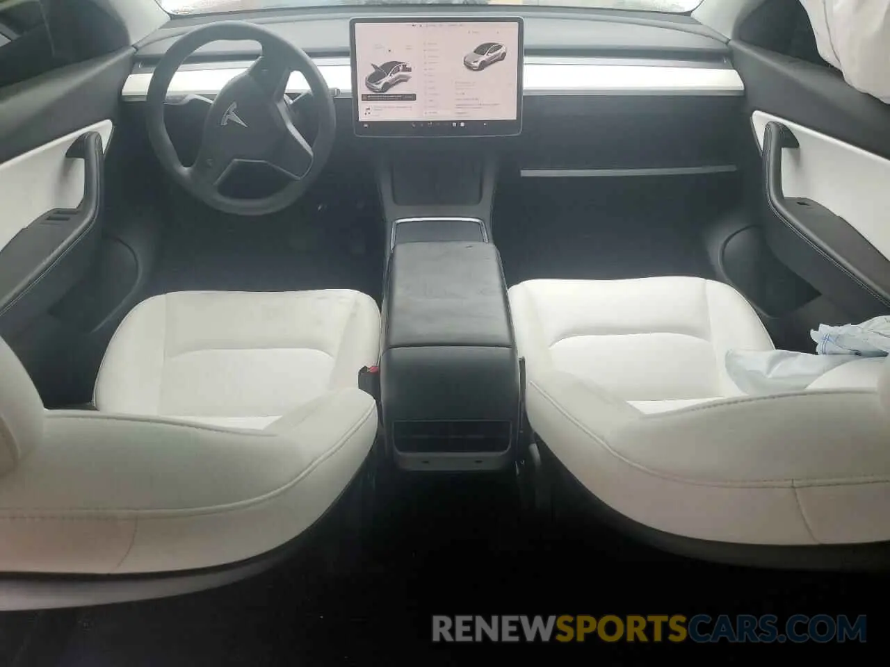 8 Photograph of a damaged car 5YJYGDEE5MF249167 TESLA MODEL Y 2021