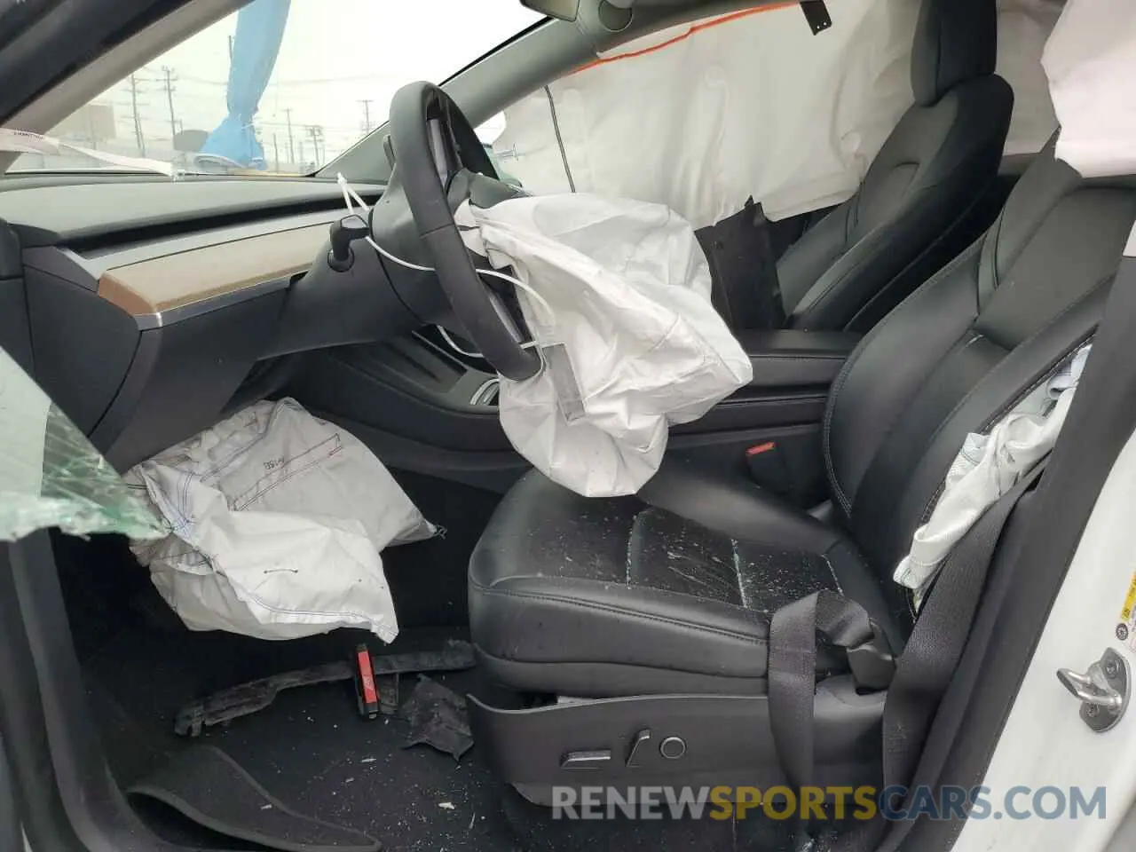 7 Photograph of a damaged car 5YJYGDEE5MF259729 TESLA MODEL Y 2021