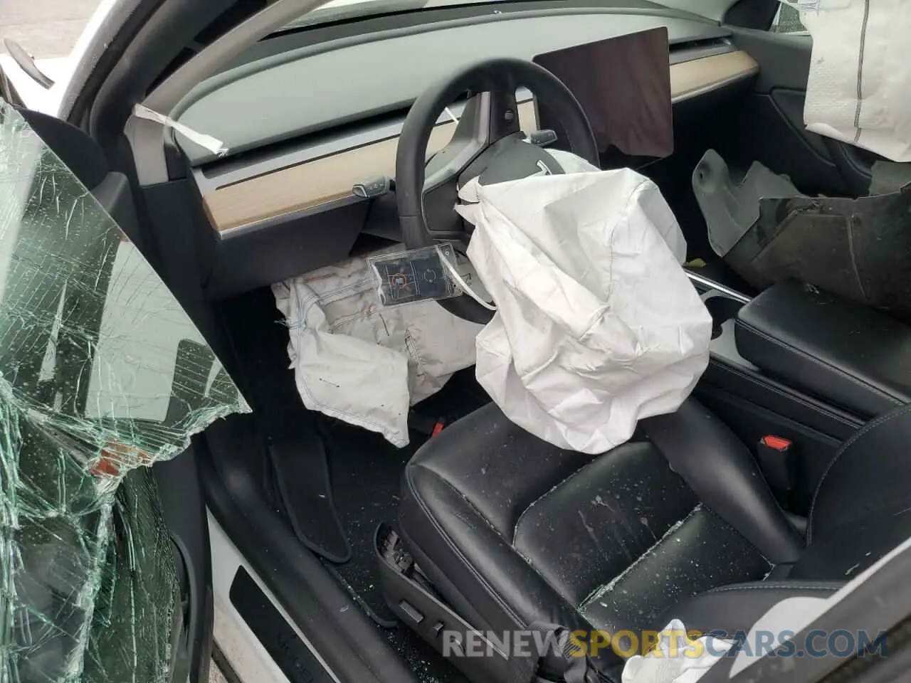 8 Photograph of a damaged car 5YJYGDEE5MF259729 TESLA MODEL Y 2021