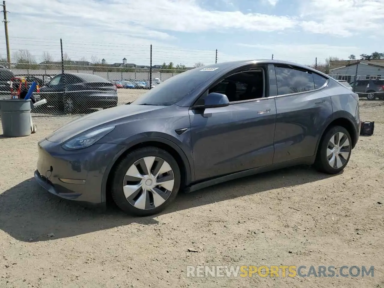 1 Photograph of a damaged car 5YJYGDEE5MF260475 TESLA MODEL Y 2021