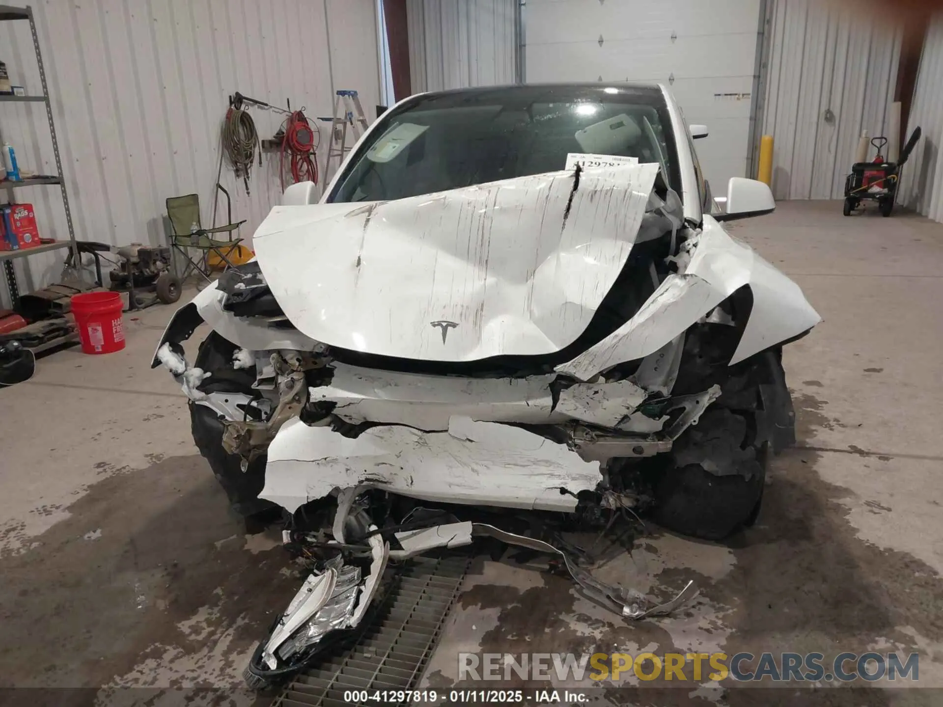 12 Photograph of a damaged car 5YJYGDEE5MF266034 TESLA MODEL Y 2021