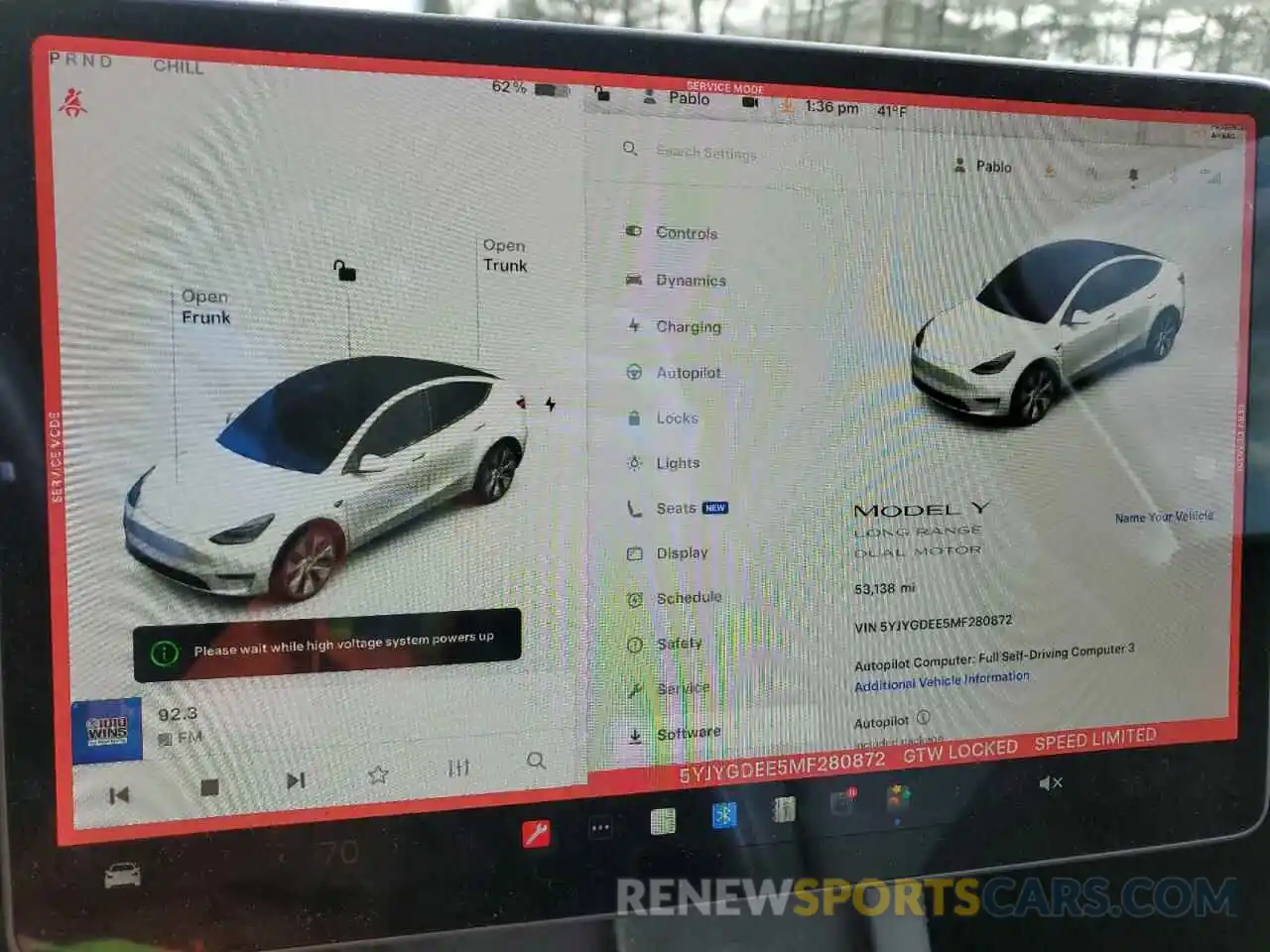 9 Photograph of a damaged car 5YJYGDEE5MF280872 TESLA MODEL Y 2021