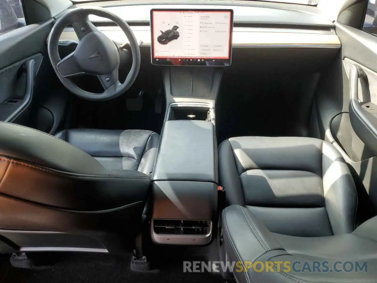 8 Photograph of a damaged car 5YJYGDEE5MF282363 TESLA MODEL Y 2021