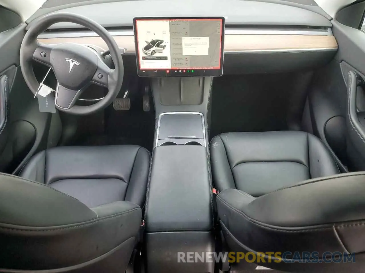 8 Photograph of a damaged car 5YJYGDEE5MF304619 TESLA MODEL Y 2021