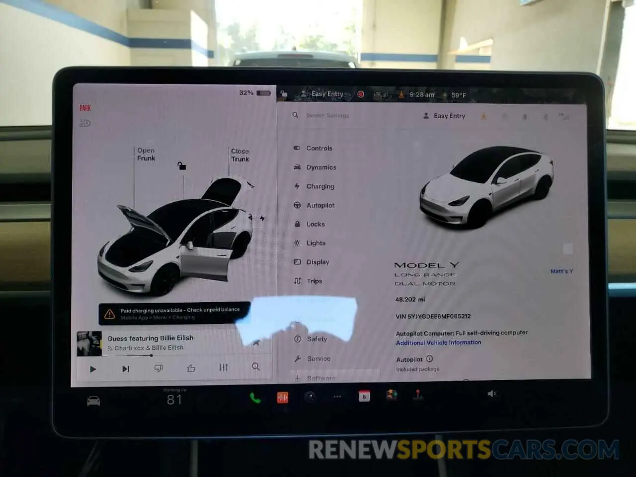 9 Photograph of a damaged car 5YJYGDEE6MF065212 TESLA MODEL Y 2021