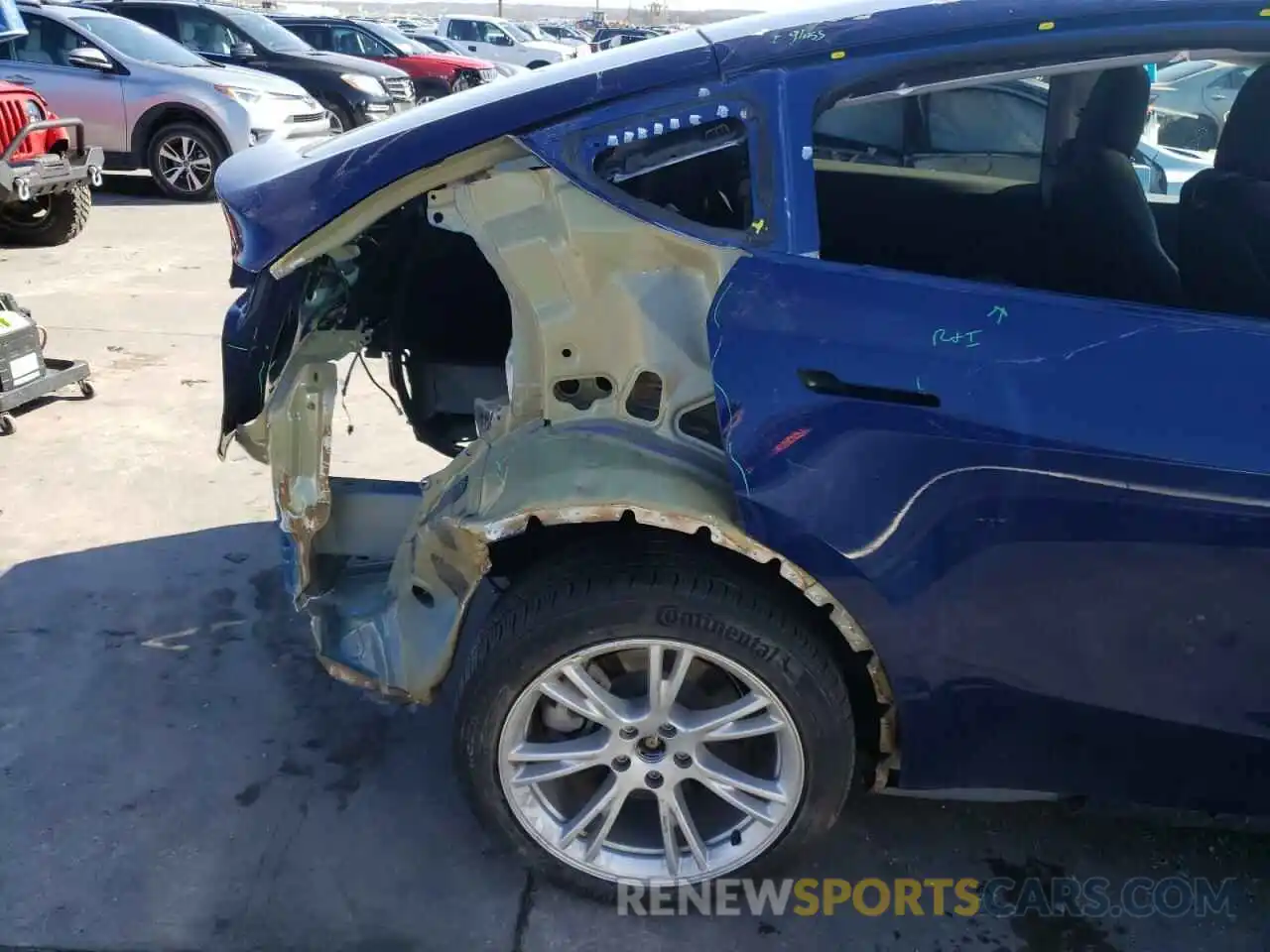 9 Photograph of a damaged car 5YJYGDEE6MF065789 TESLA MODEL Y 2021