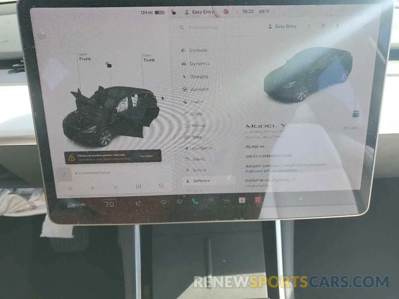 9 Photograph of a damaged car 5YJYGDEE6MF073360 TESLA MODEL Y 2021
