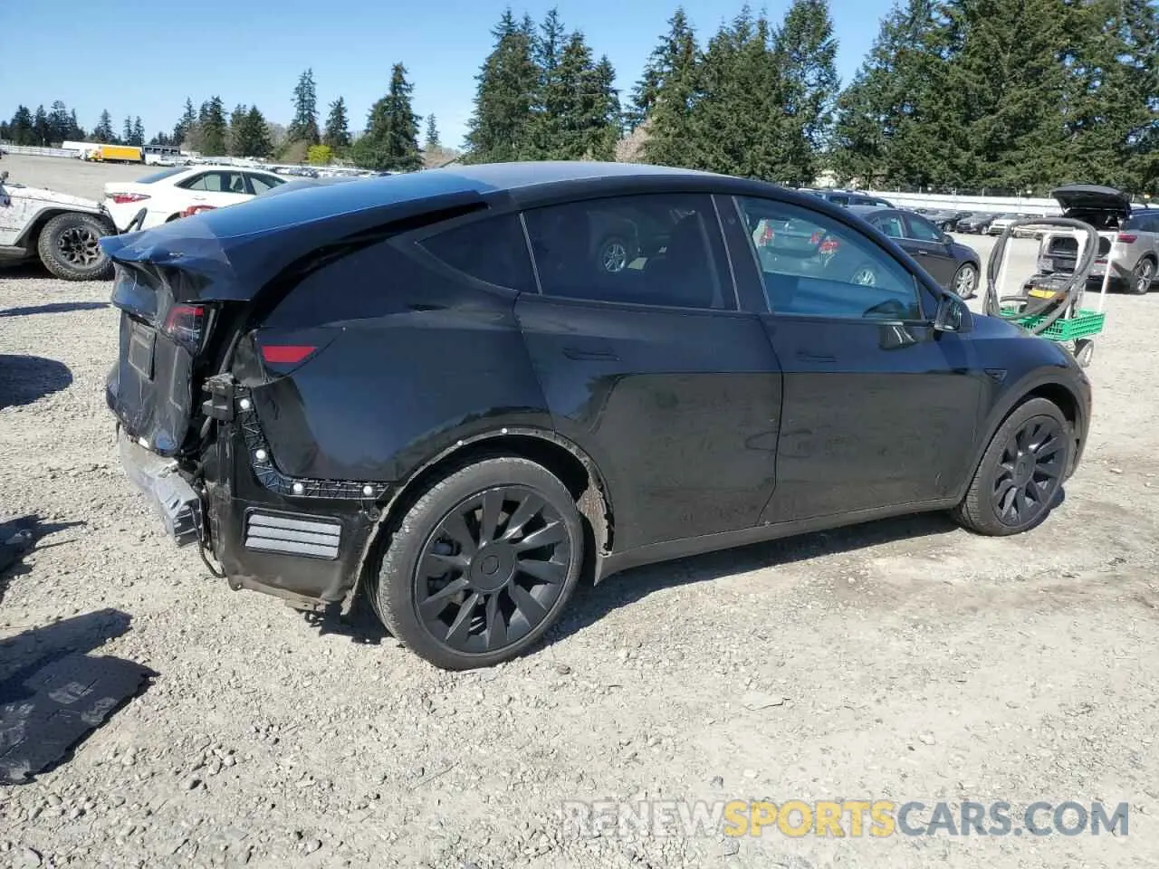 3 Photograph of a damaged car 5YJYGDEE6MF073939 TESLA MODEL Y 2021