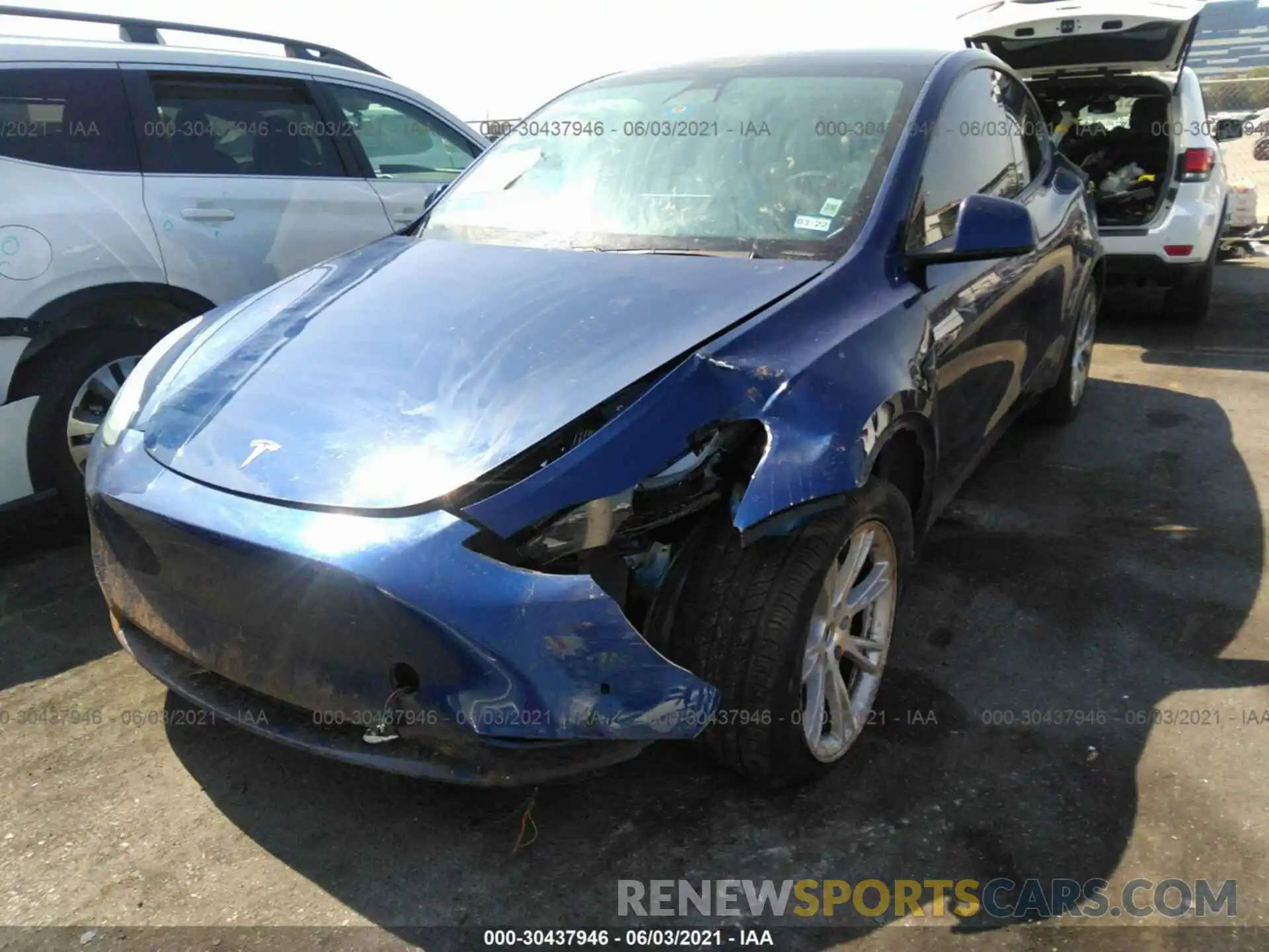 6 Photograph of a damaged car 5YJYGDEE6MF075349 TESLA MODEL Y 2021