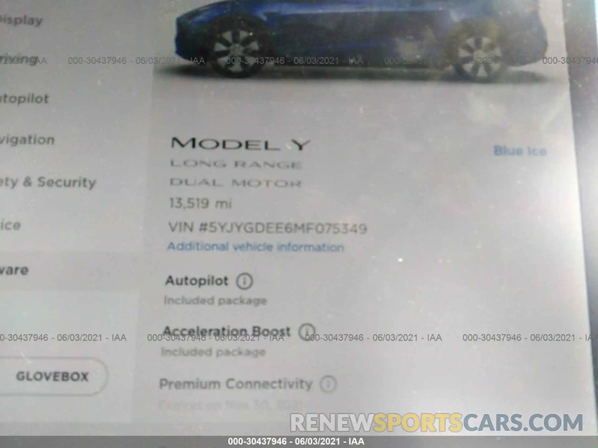 7 Photograph of a damaged car 5YJYGDEE6MF075349 TESLA MODEL Y 2021