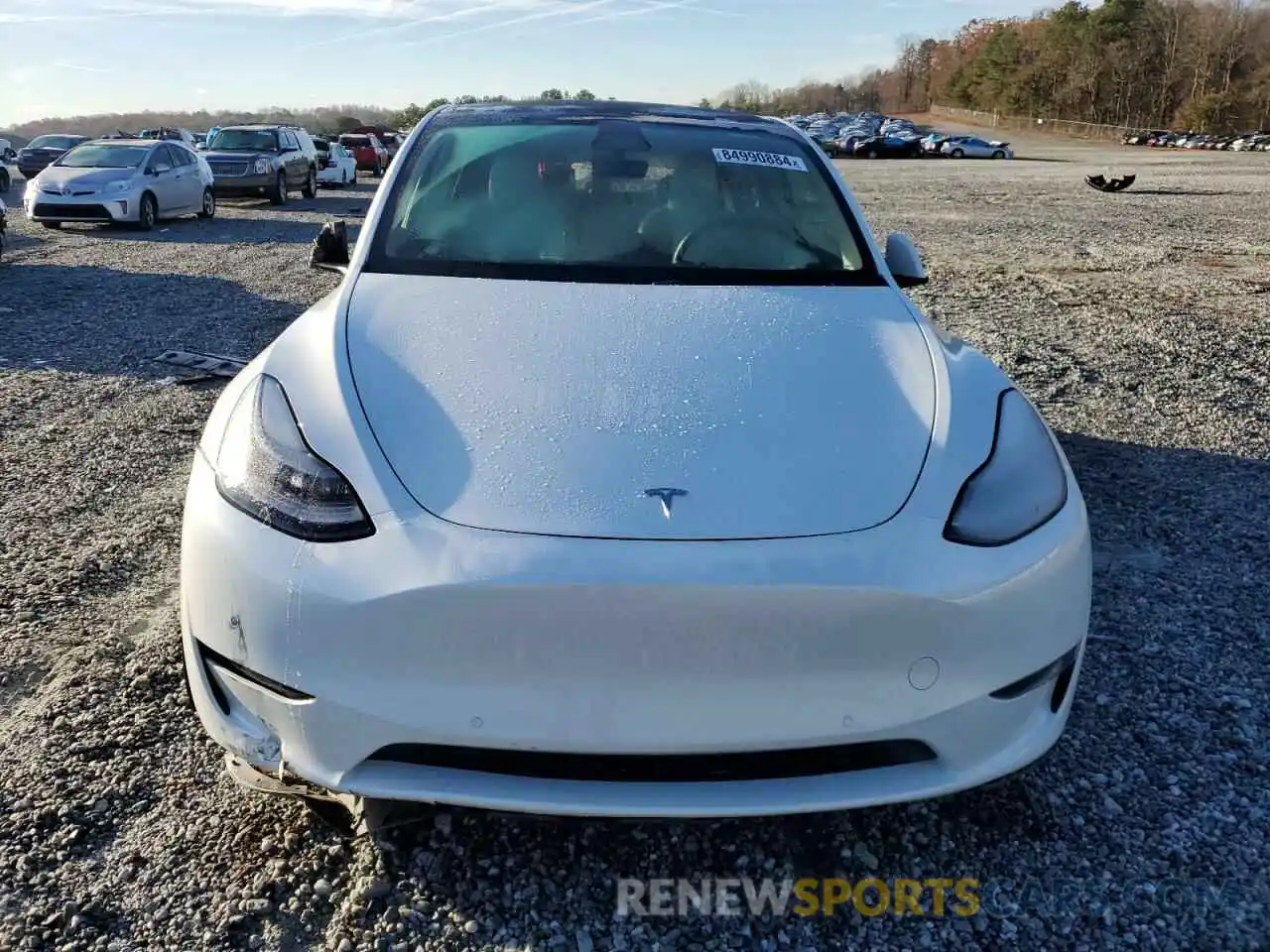 5 Photograph of a damaged car 5YJYGDEE6MF081281 TESLA MODEL Y 2021