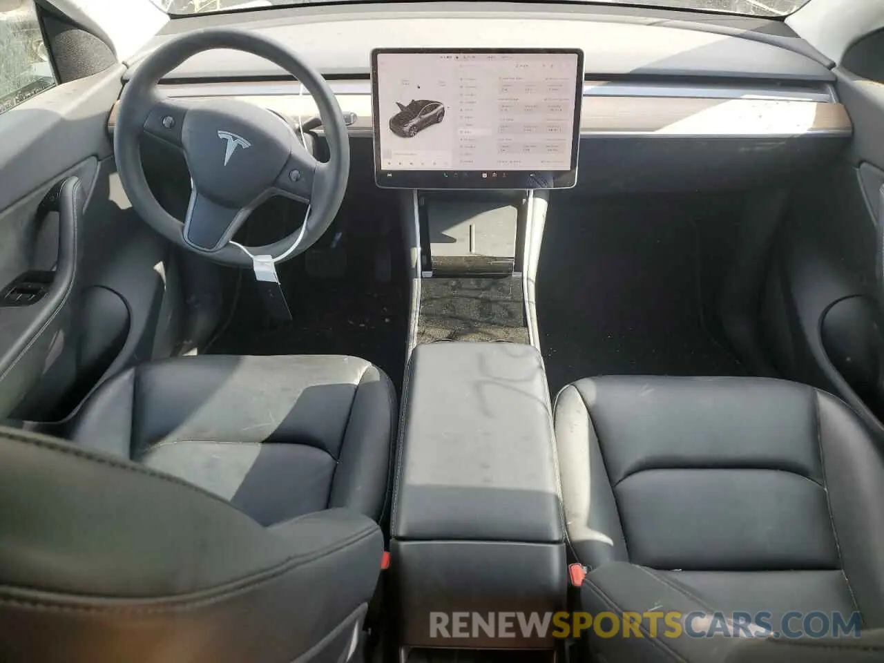 8 Photograph of a damaged car 5YJYGDEE6MF083323 TESLA MODEL Y 2021