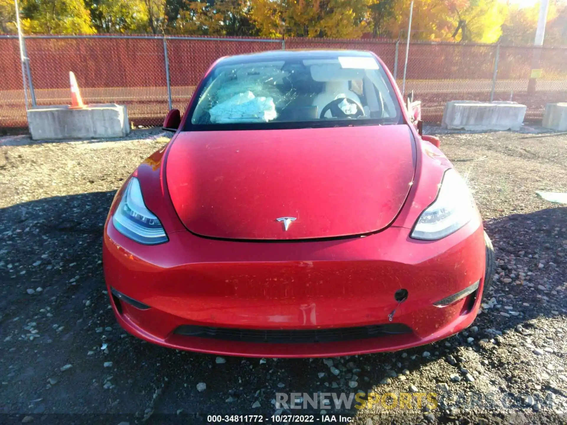 10 Photograph of a damaged car 5YJYGDEE6MF085458 TESLA MODEL Y 2021