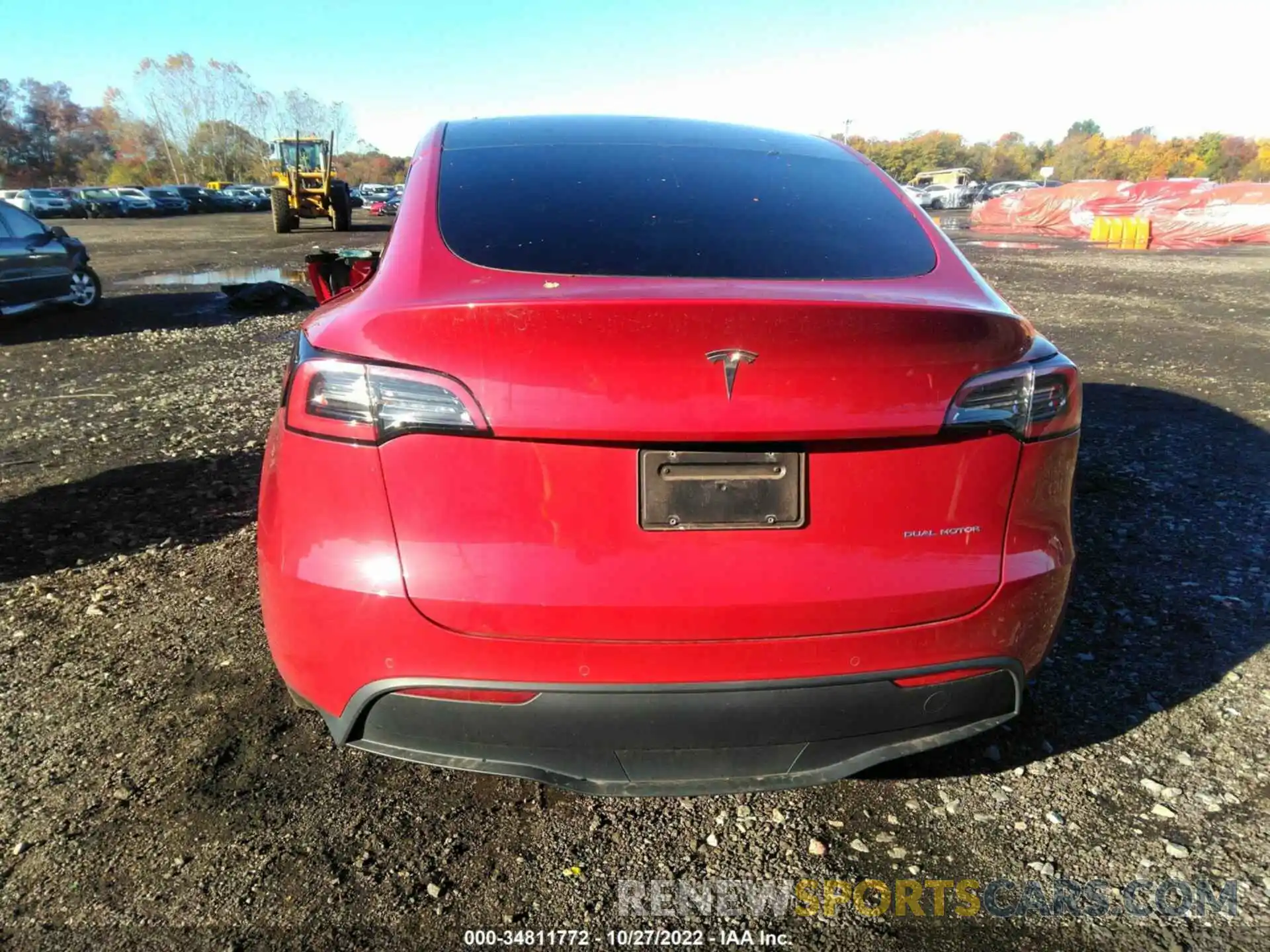 12 Photograph of a damaged car 5YJYGDEE6MF085458 TESLA MODEL Y 2021