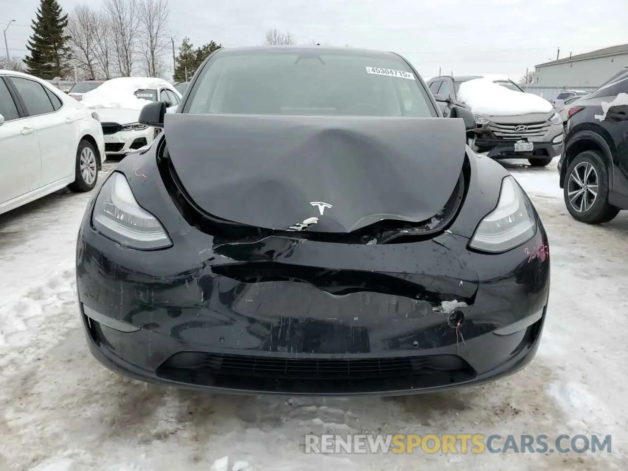 5 Photograph of a damaged car 5YJYGDEE6MF089008 TESLA MODEL Y 2021