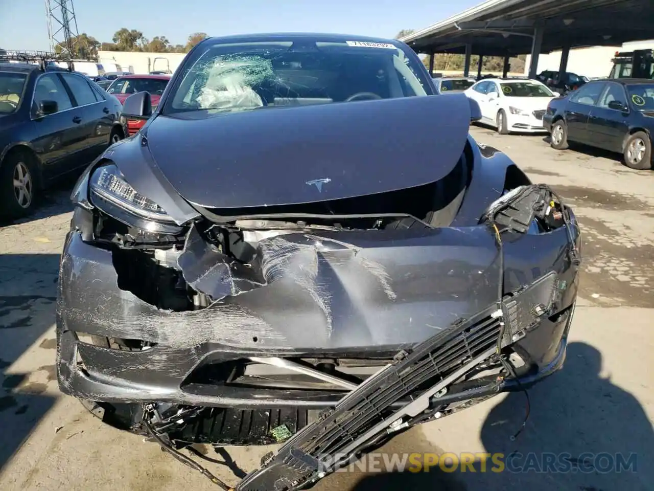 5 Photograph of a damaged car 5YJYGDEE6MF090823 TESLA MODEL Y 2021