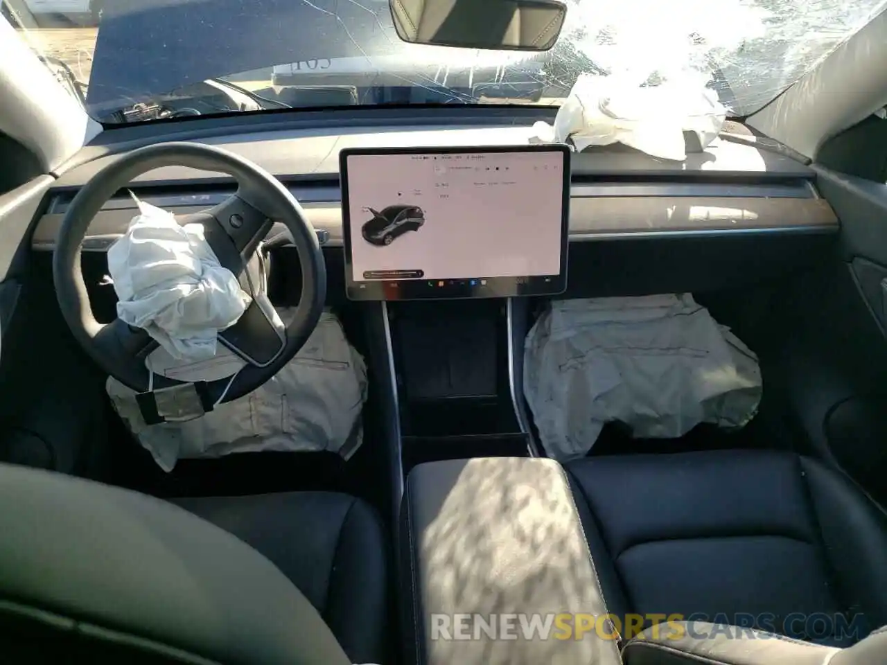 8 Photograph of a damaged car 5YJYGDEE6MF090823 TESLA MODEL Y 2021