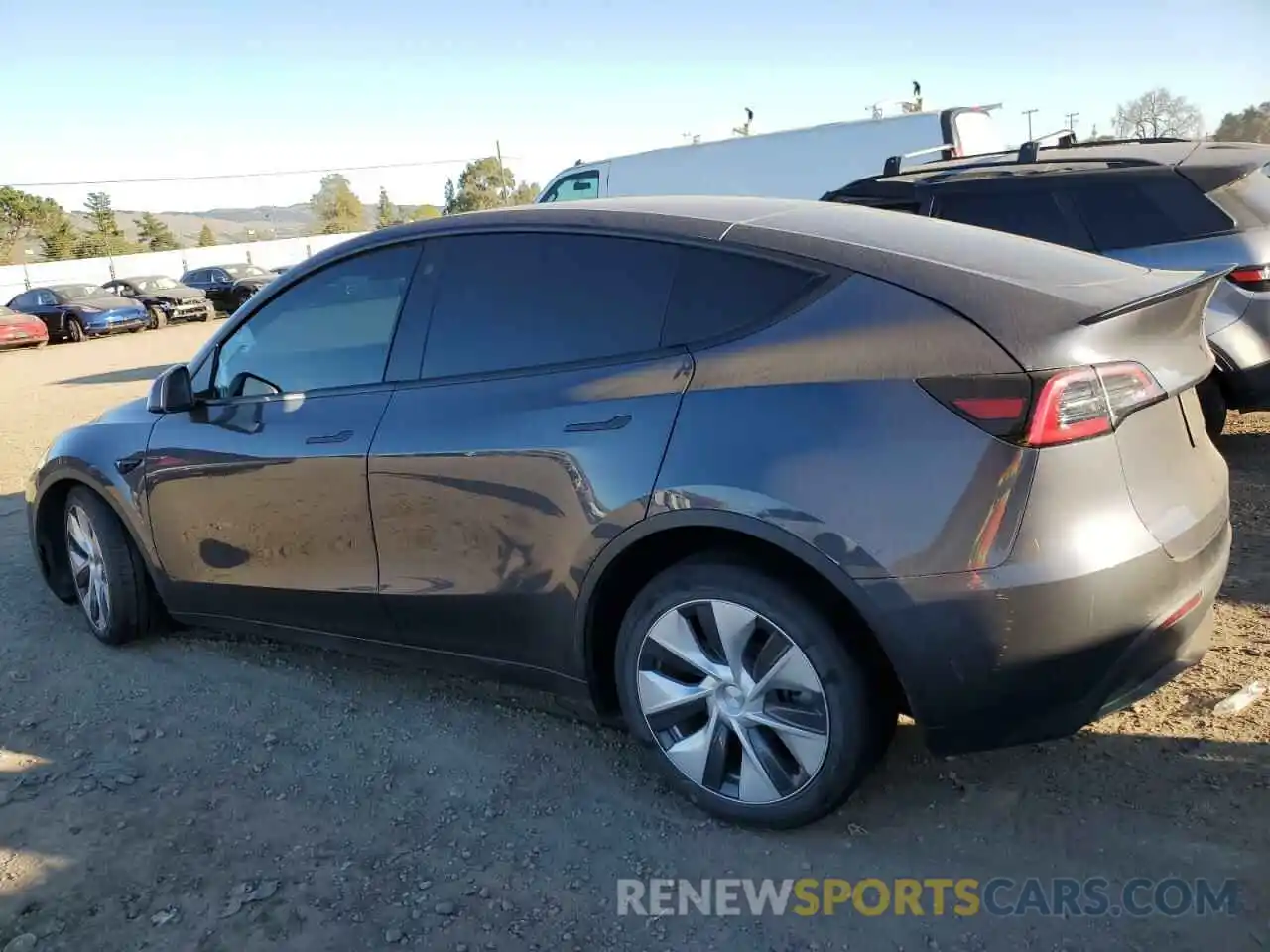 2 Photograph of a damaged car 5YJYGDEE6MF093494 TESLA MODEL Y 2021