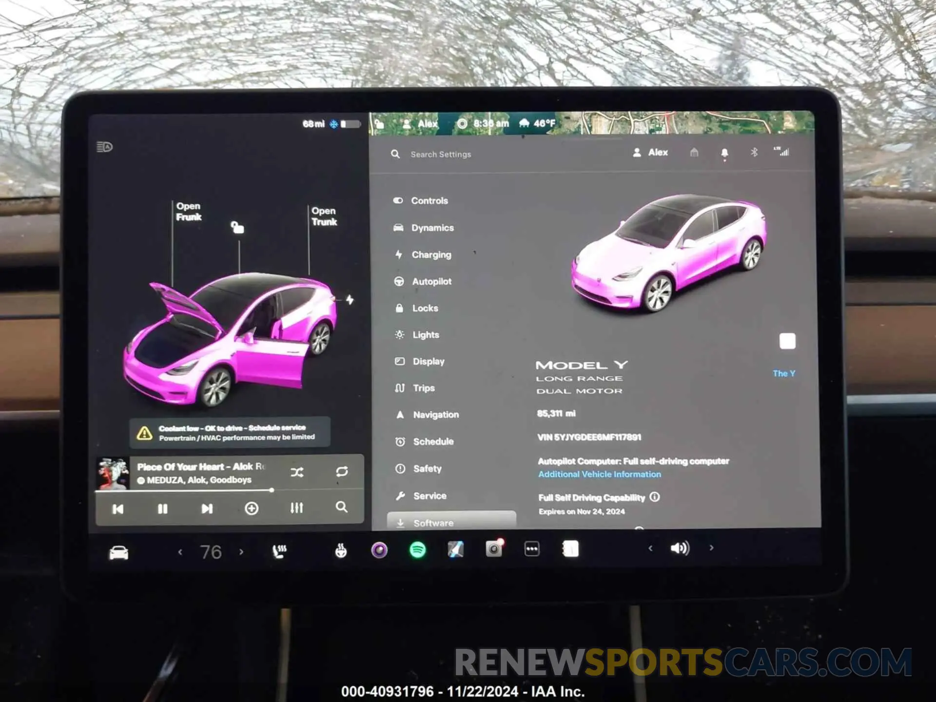 7 Photograph of a damaged car 5YJYGDEE6MF117891 TESLA MODEL Y 2021