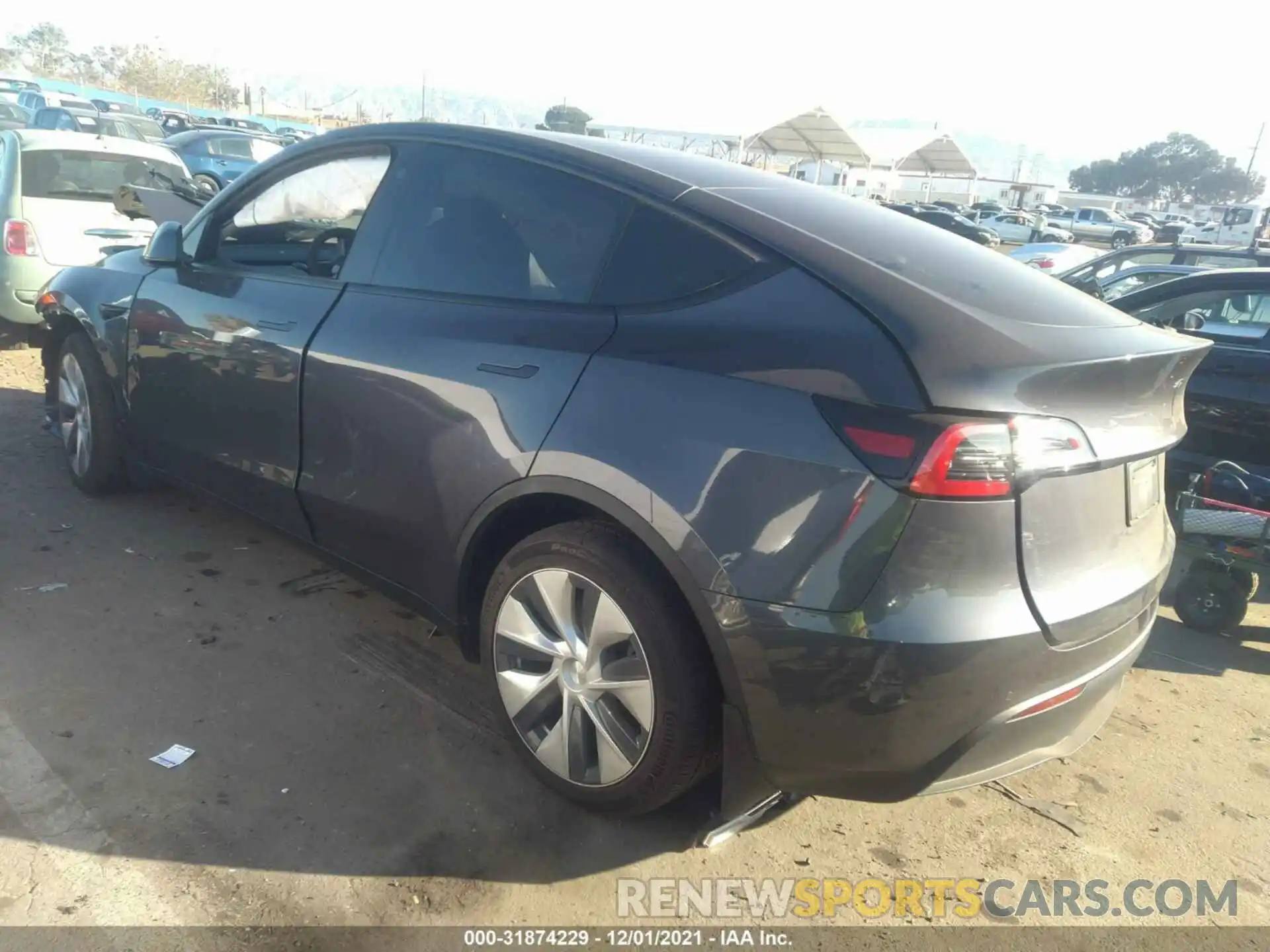 3 Photograph of a damaged car 5YJYGDEE6MF145836 TESLA MODEL Y 2021