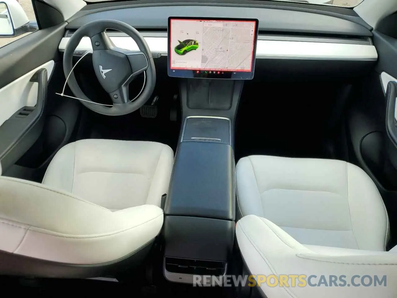 8 Photograph of a damaged car 5YJYGDEE6MF157999 TESLA MODEL Y 2021