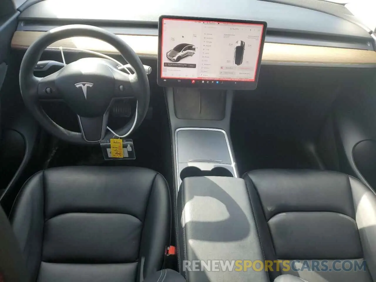 8 Photograph of a damaged car 5YJYGDEE6MF176357 TESLA MODEL Y 2021
