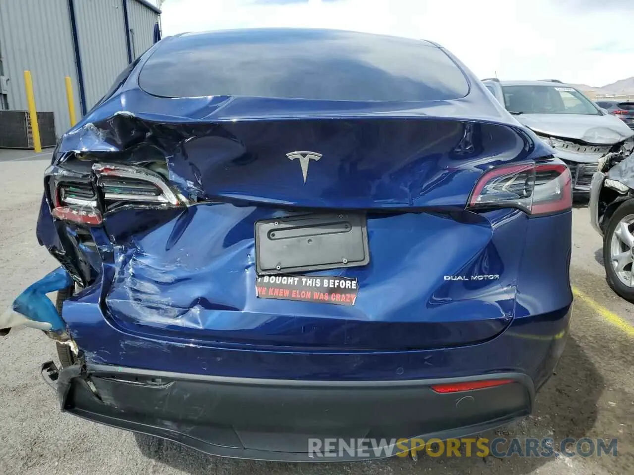 6 Photograph of a damaged car 5YJYGDEE6MF182384 TESLA MODEL Y 2021