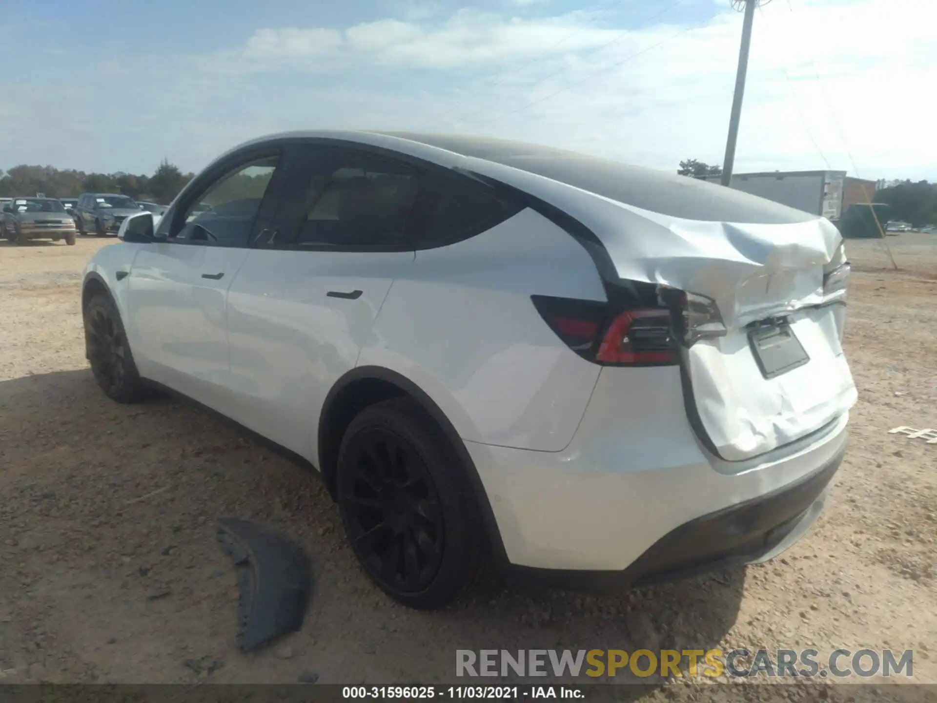 3 Photograph of a damaged car 5YJYGDEE6MF187469 TESLA MODEL Y 2021