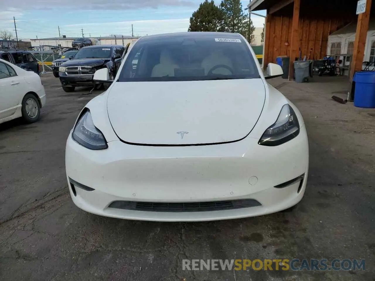 5 Photograph of a damaged car 5YJYGDEE6MF187603 TESLA MODEL Y 2021