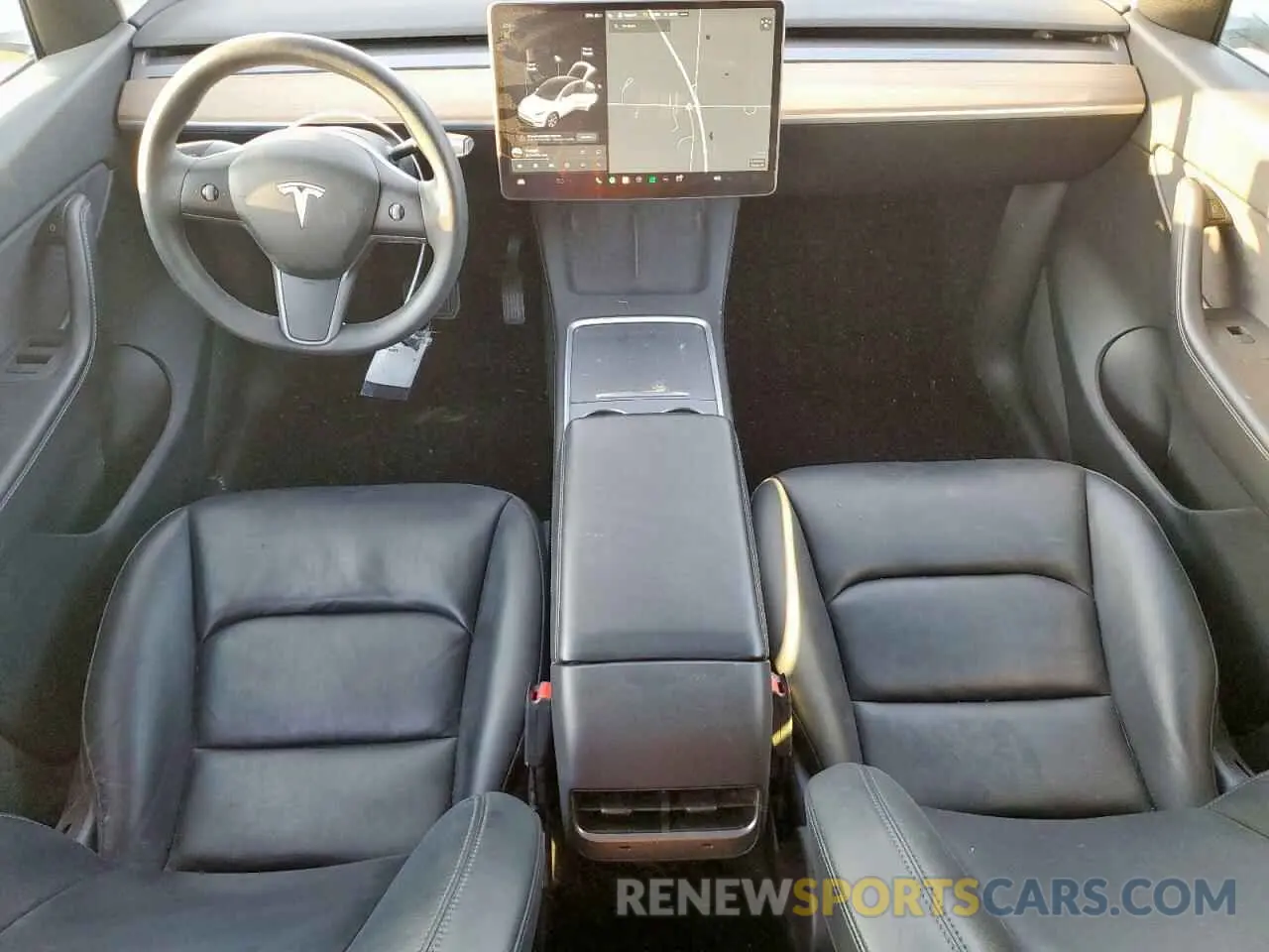 8 Photograph of a damaged car 5YJYGDEE6MF192414 TESLA MODEL Y 2021