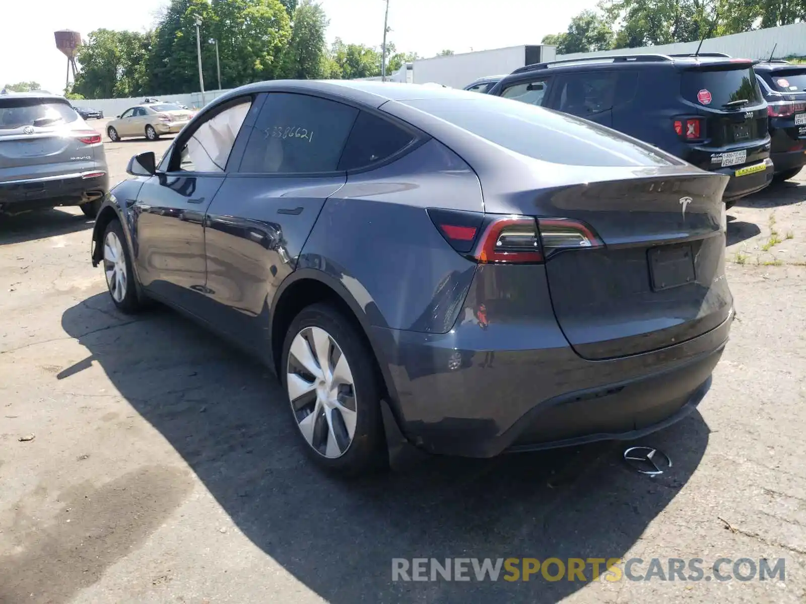 3 Photograph of a damaged car 5YJYGDEE6MF199489 TESLA MODEL Y 2021