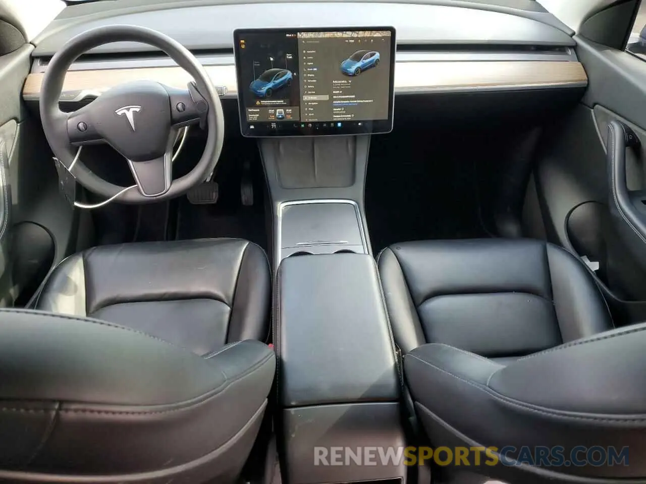8 Photograph of a damaged car 5YJYGDEE6MF200883 TESLA MODEL Y 2021
