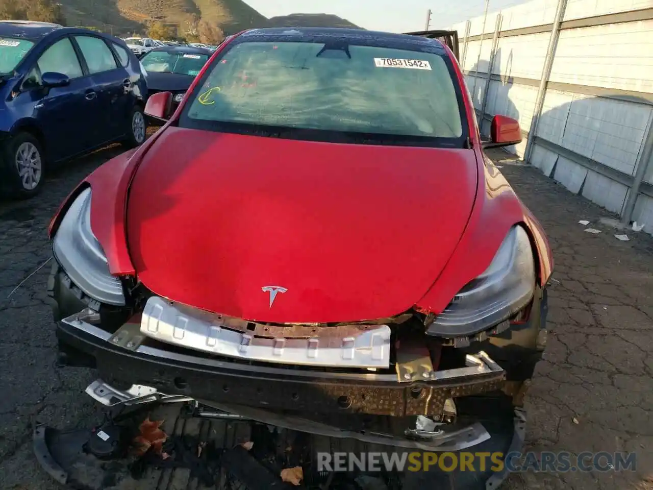 5 Photograph of a damaged car 5YJYGDEE6MF203881 TESLA MODEL Y 2021